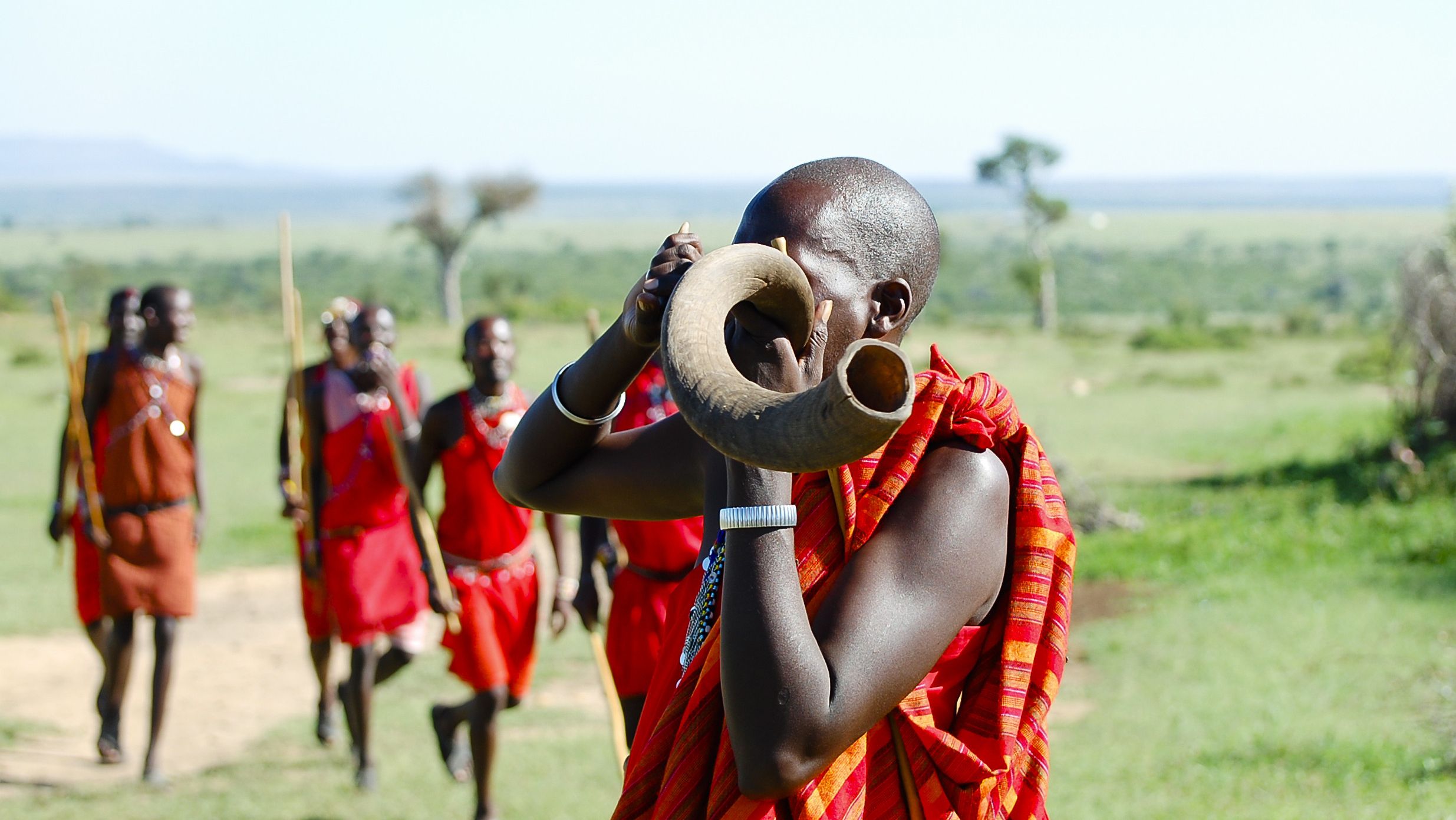 Maasai in masai mara Kenia