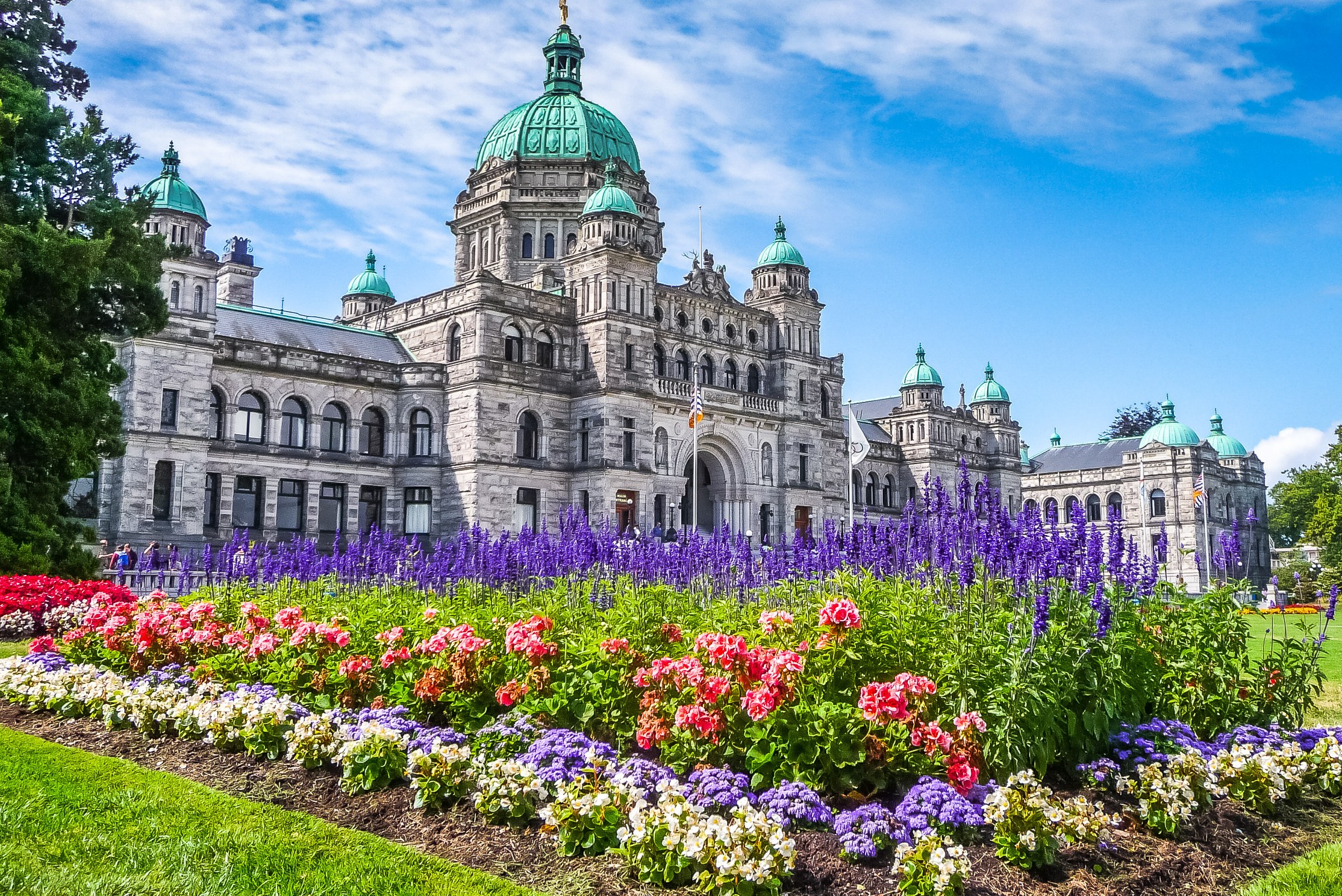 Parlementsgebouw in Victoria op Vancouver Island
