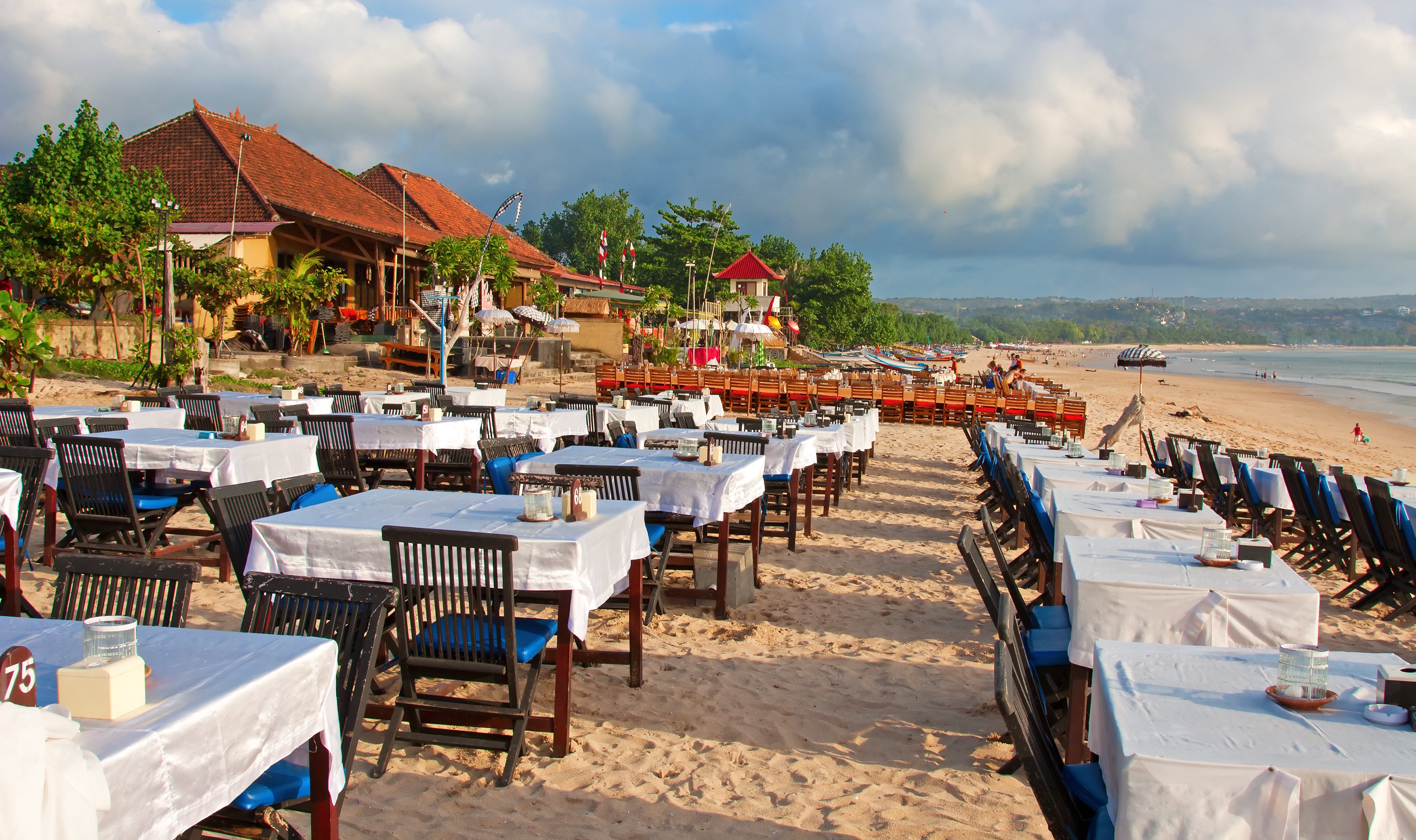 indonesie bali jimbaran strand verse vis