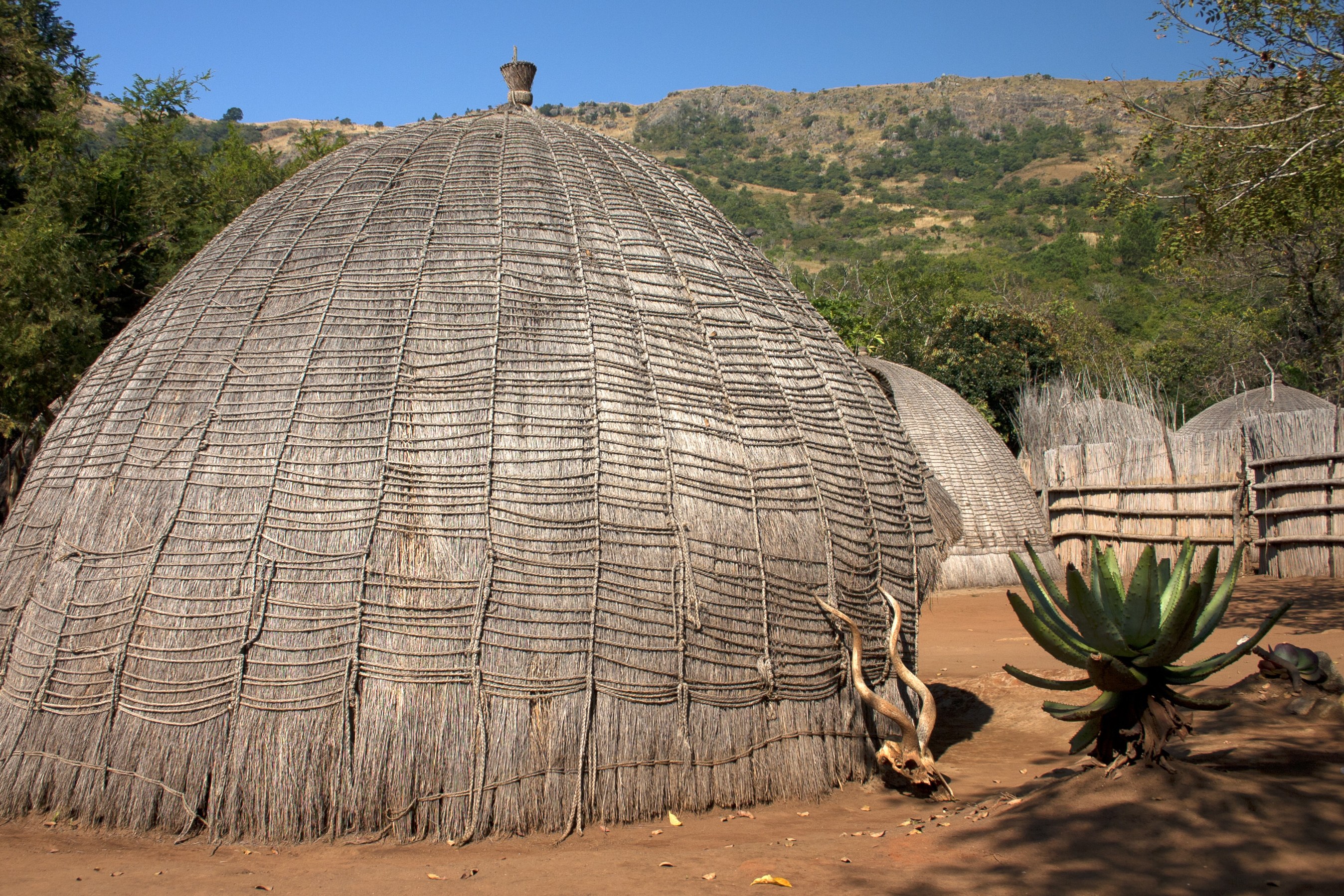 Bijenkorf huisjes in Swaziland