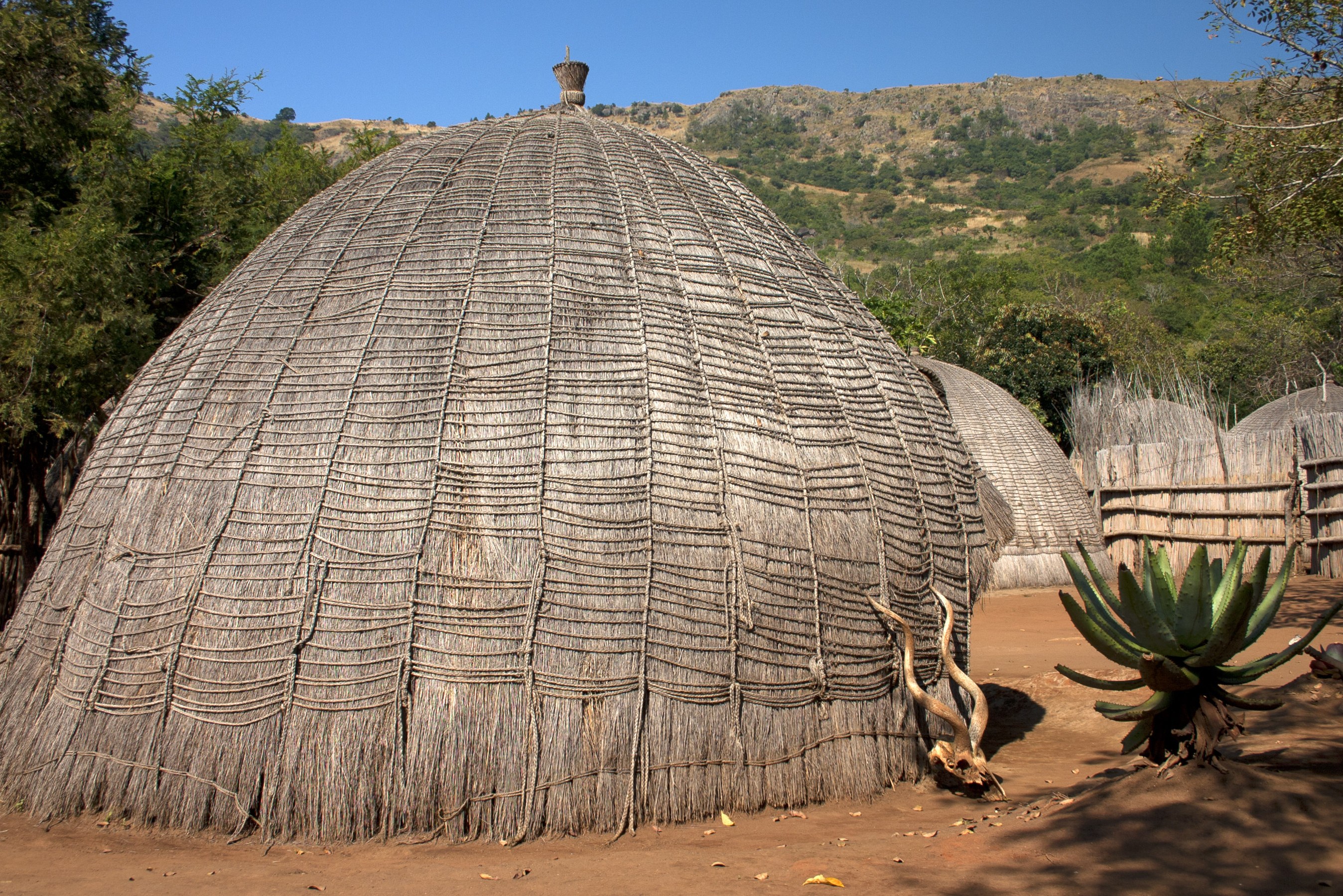 Bijenkorf hutten in Swaziland