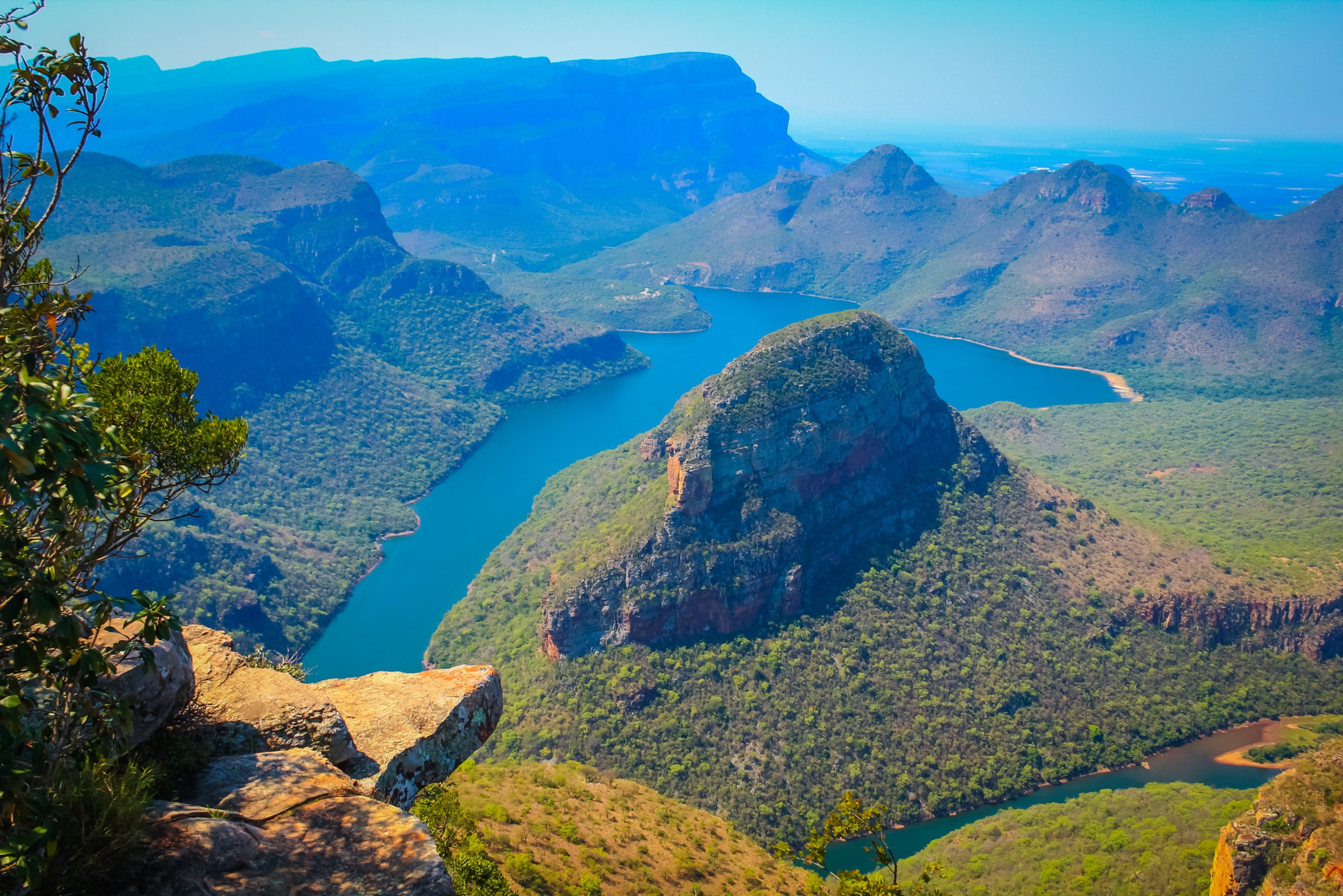 Blyde Rivier canyon op Panorama Route Zuid-Afrika