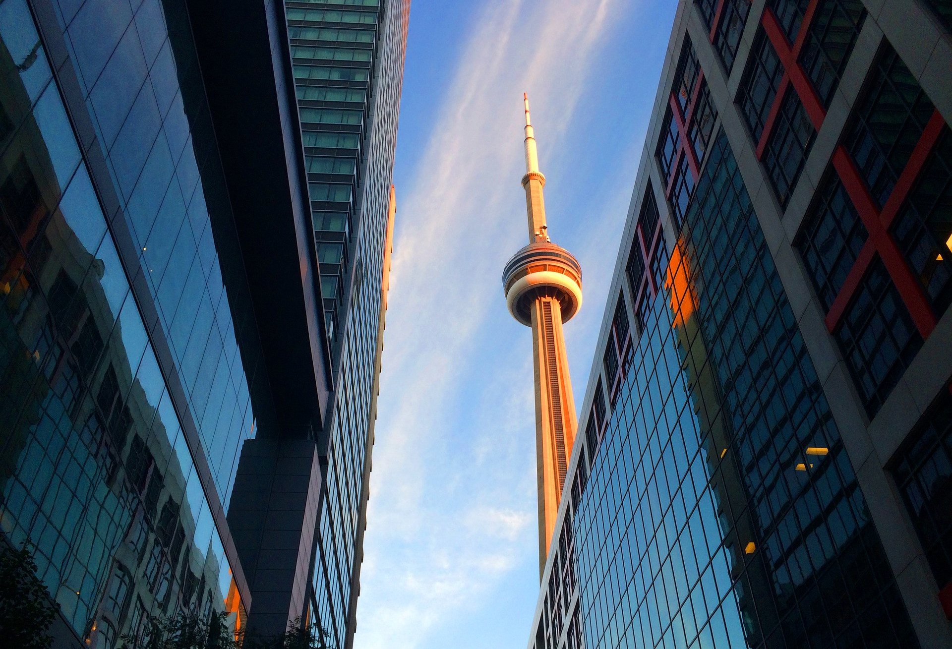 Toronto uitzicht op de CN Tower