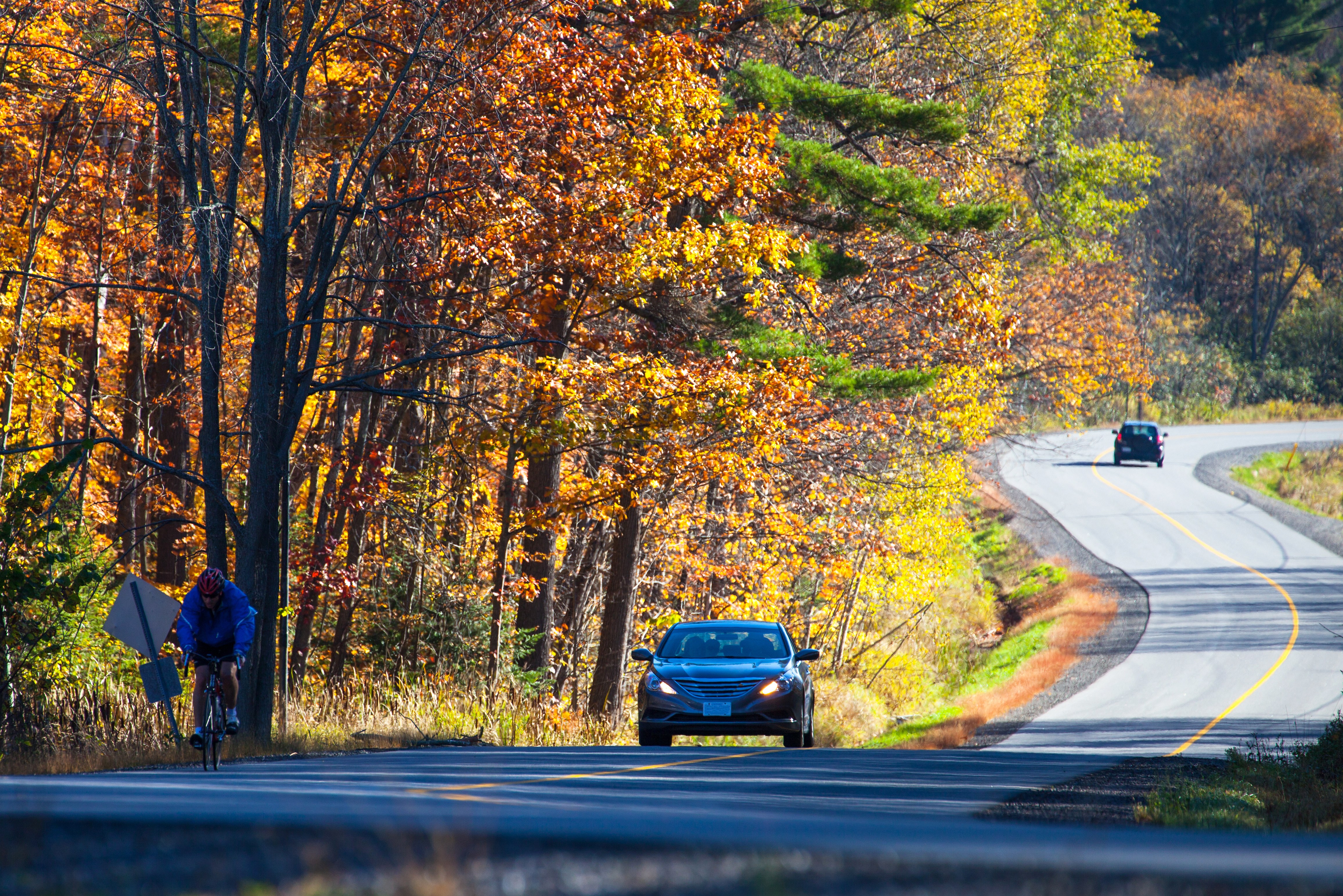 rijden door Ontario in Canada