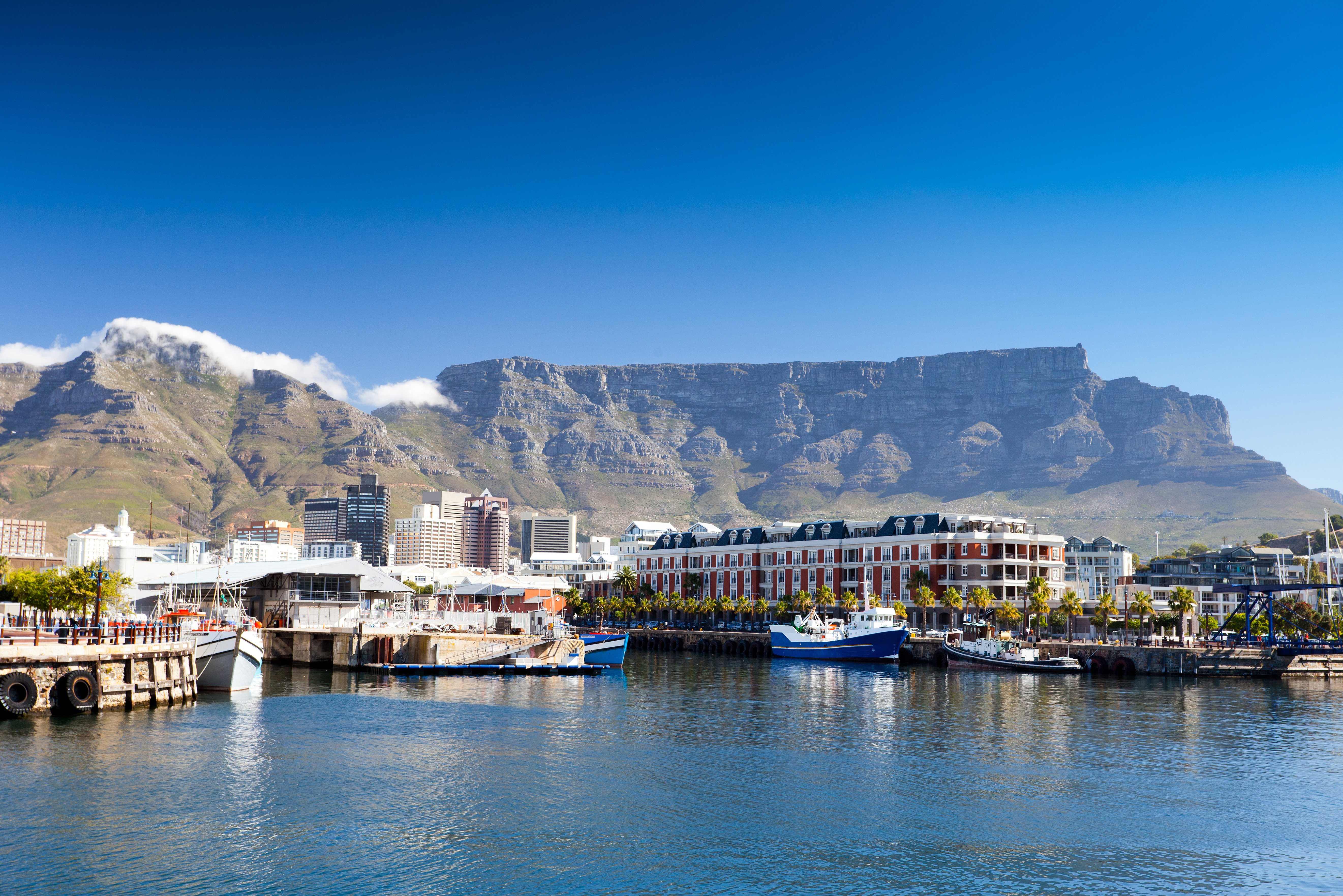 Waterfront in Kaapstad in Zuid-Afrika