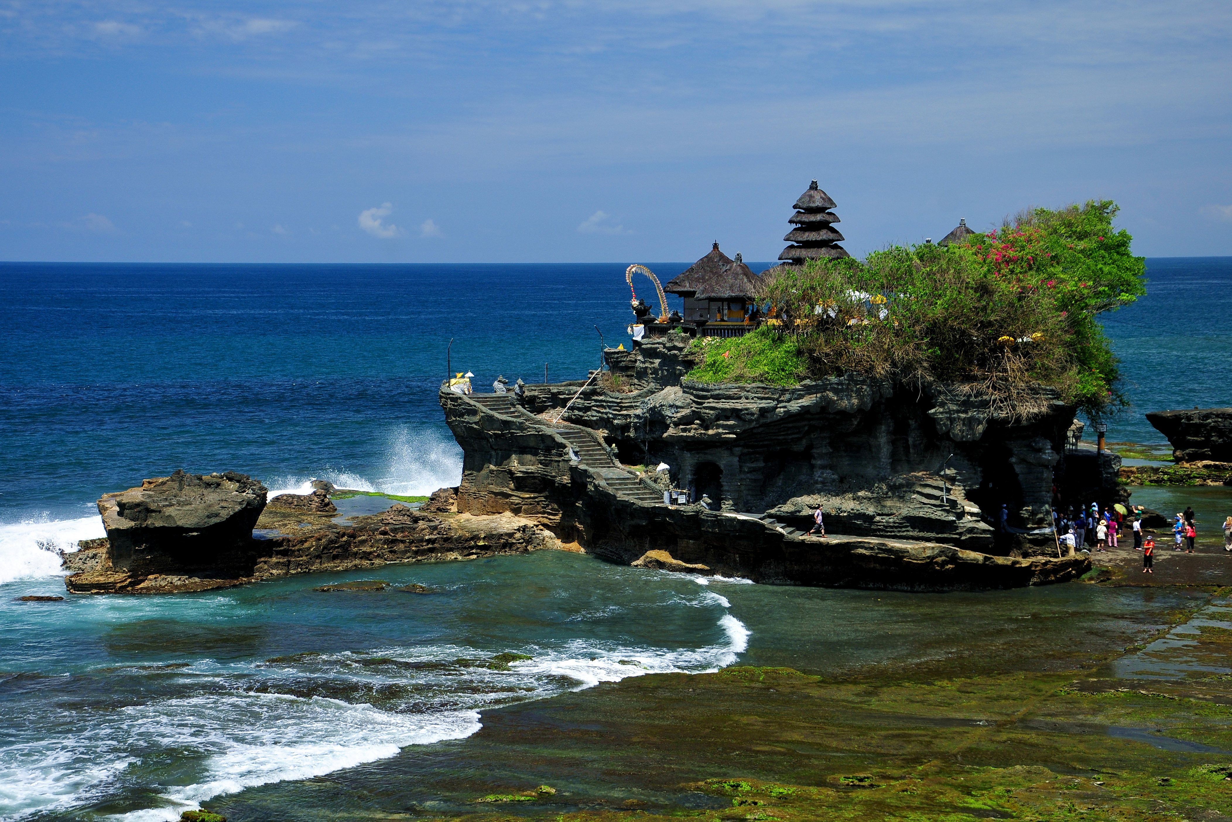 Tanah Lot zee tempel op Bali