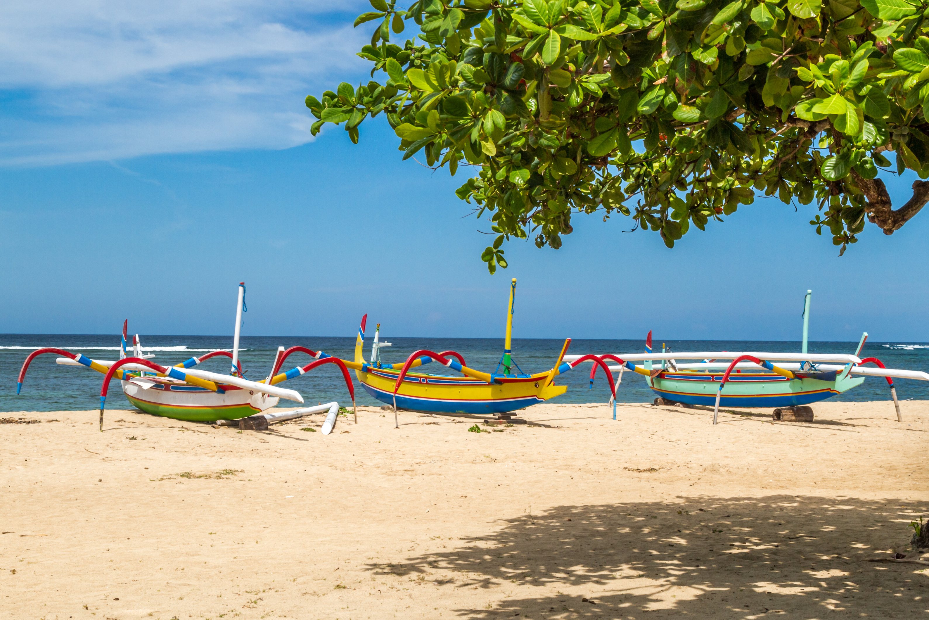 Strand van Sanur op Bali