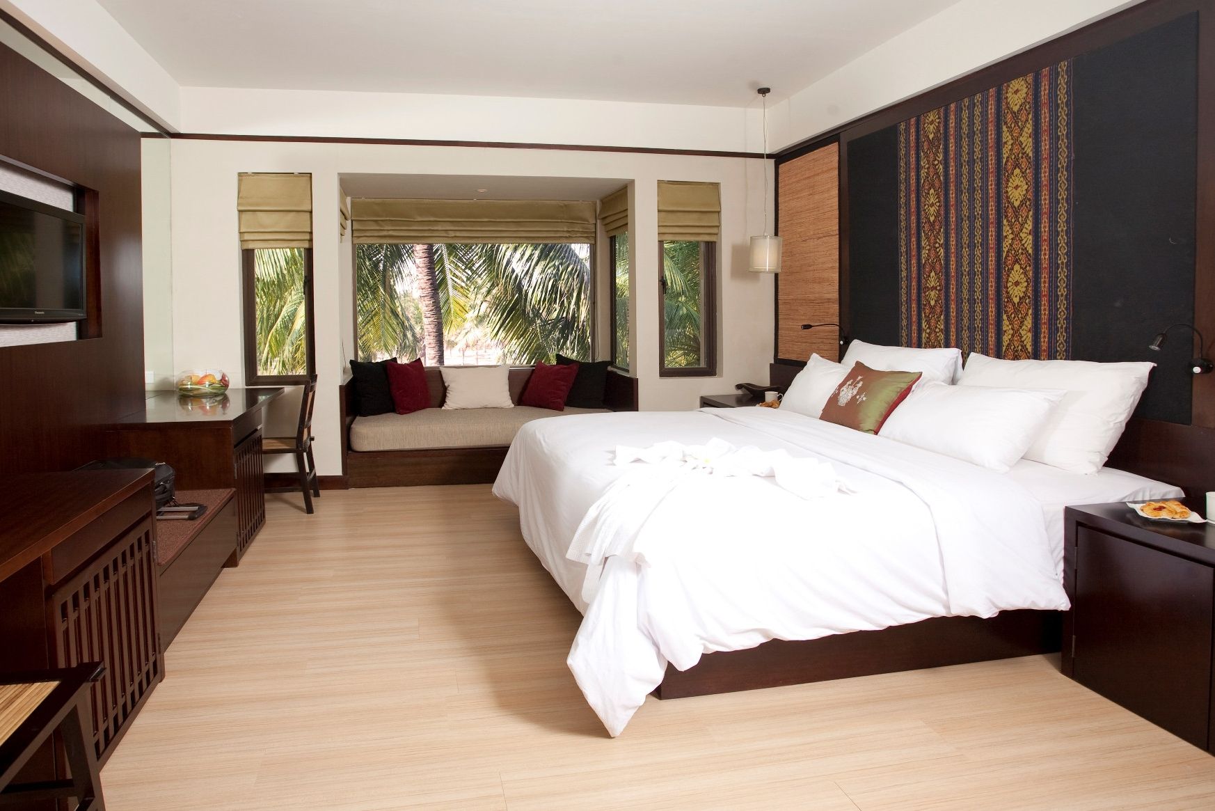 Villa kamer van Novotel resort Sasak in Indonesie Lombok Kuta