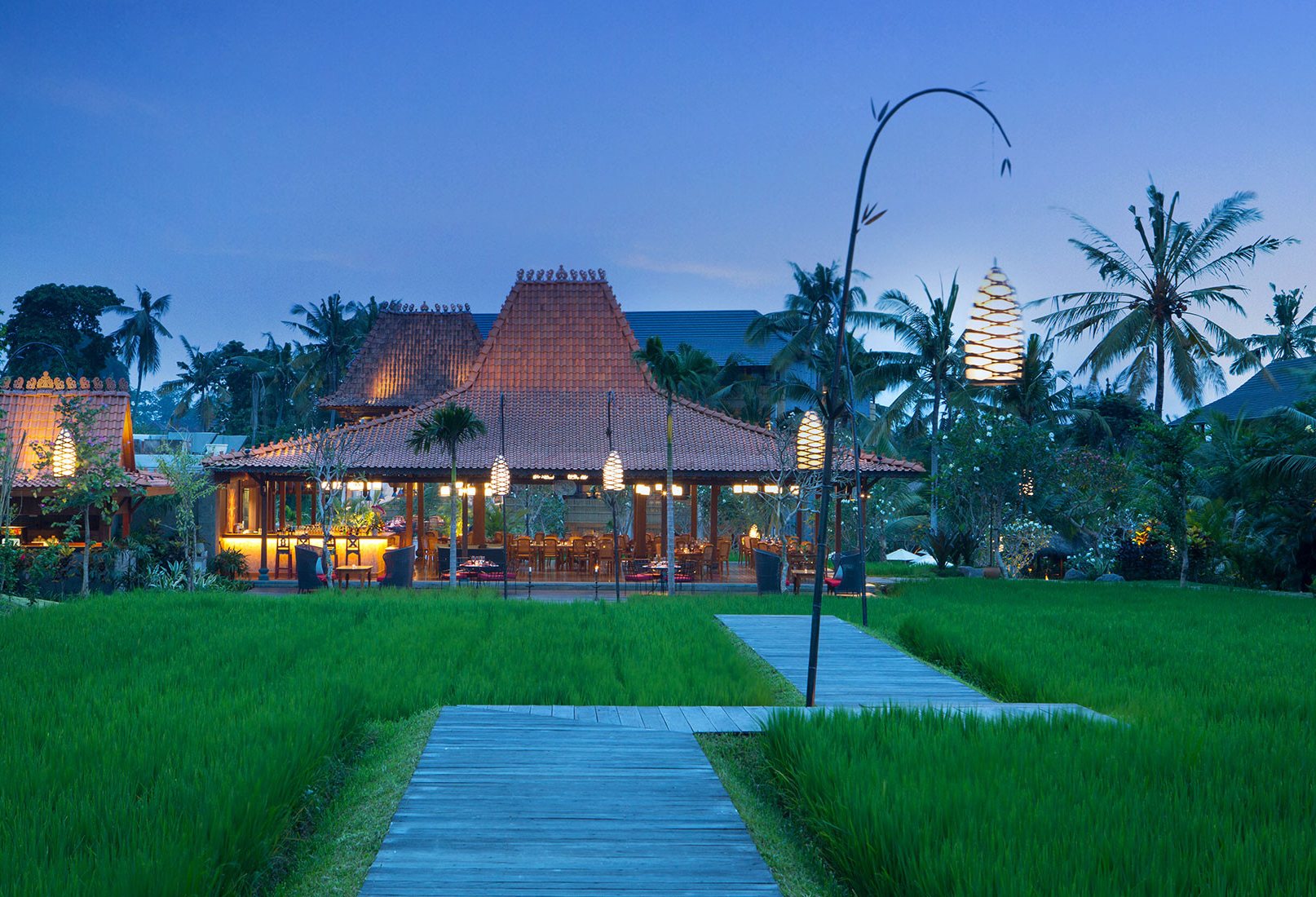 Restaurant van Alaya Resort in Indonesie Bali Ubud