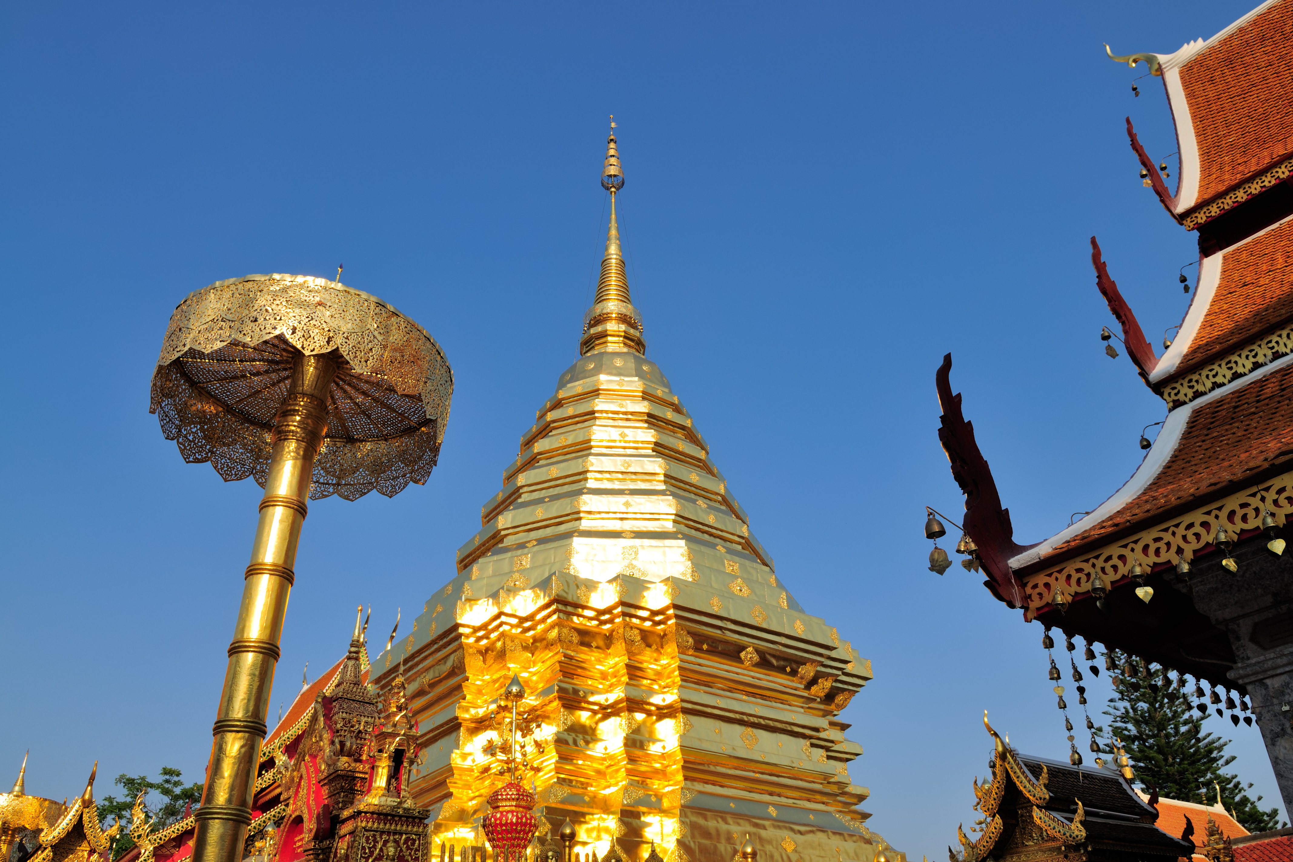 Wat Doi Suthep net buiten Chiang Mai, Thailand
