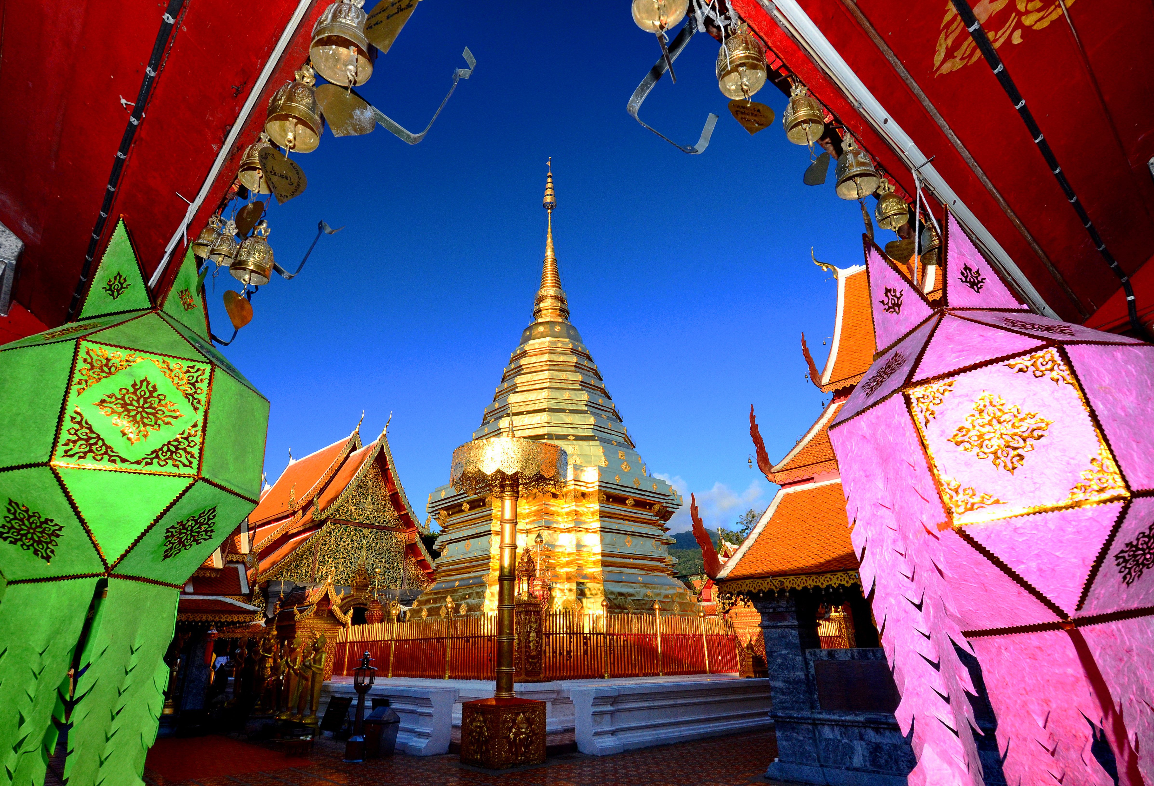 Wat Doi Suthep net buiten Chiang Mai, Thailand