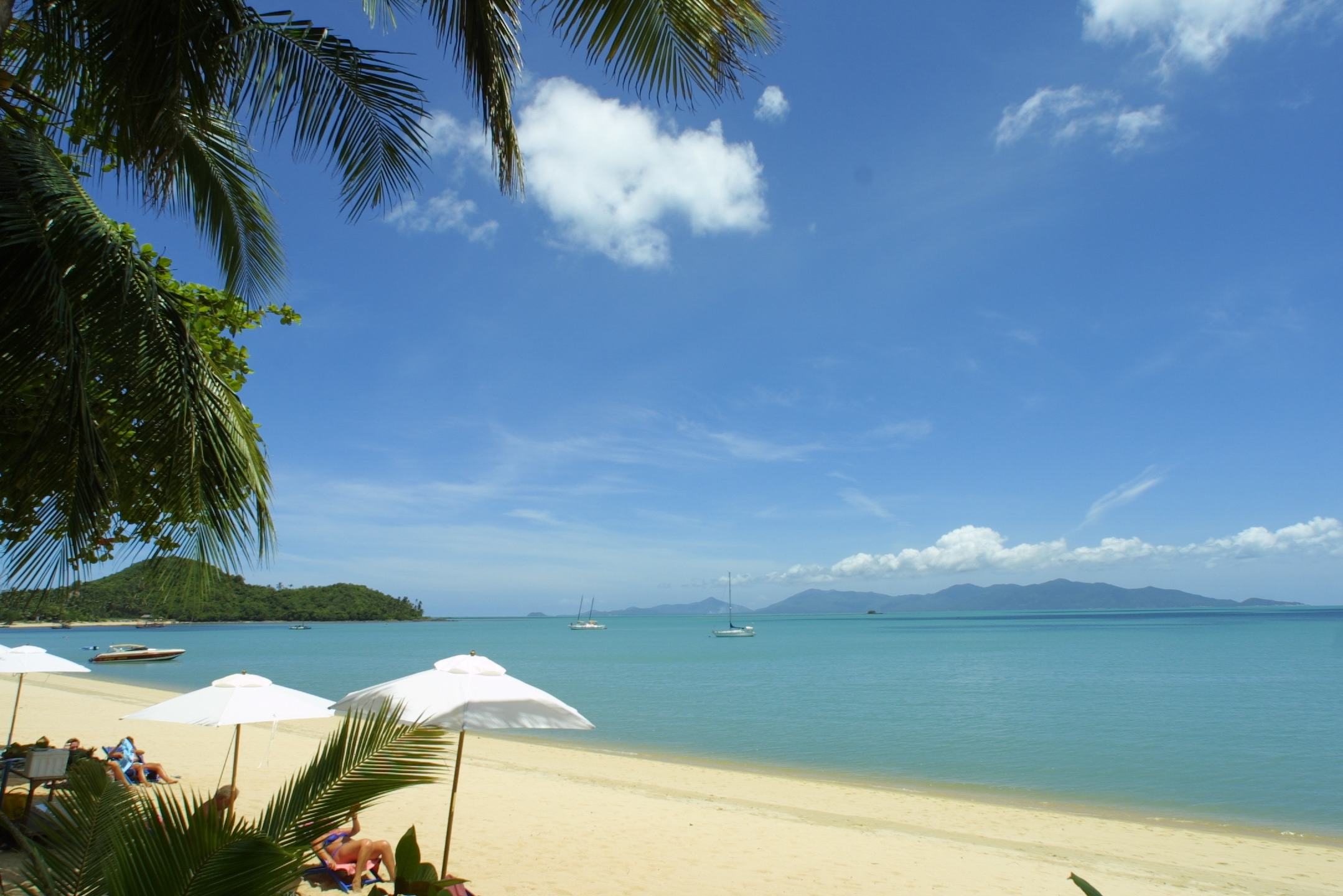 Strand bij het Lawana Resort, Koh Samui, Thailand
