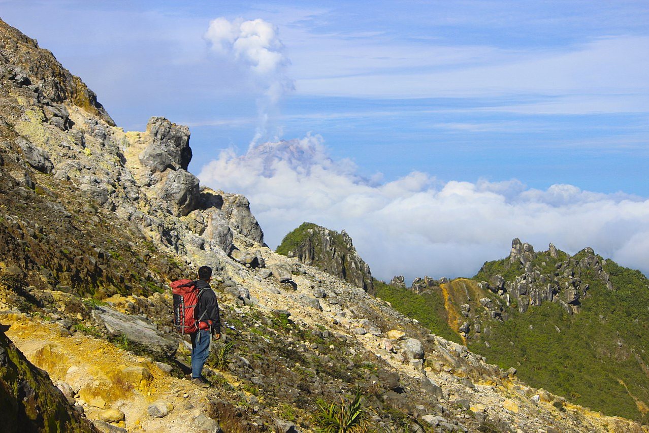 Sibayak vulkaan beklimmen Sumatra