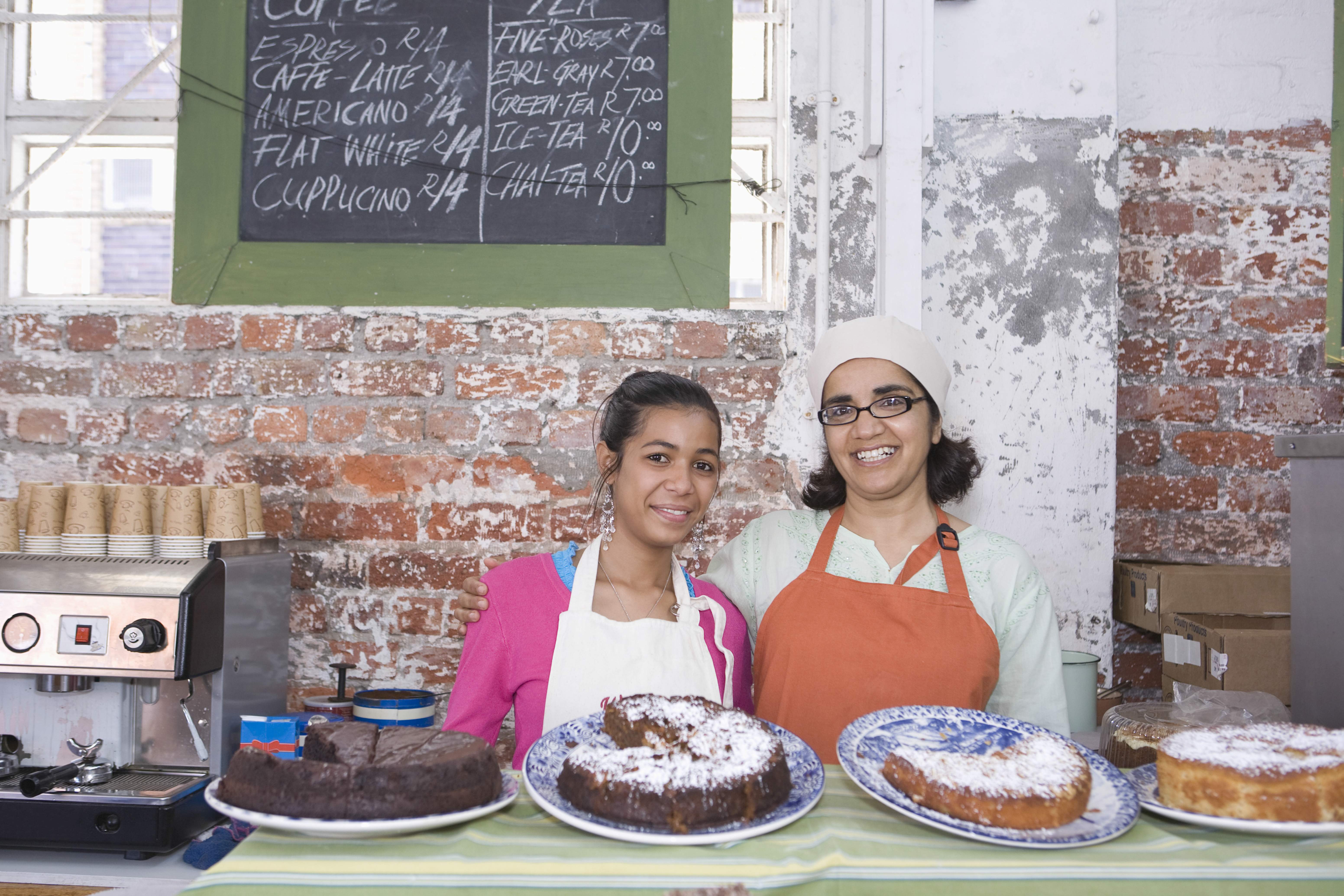 Coffee shop in Kaapstad in Zuid-Afrika