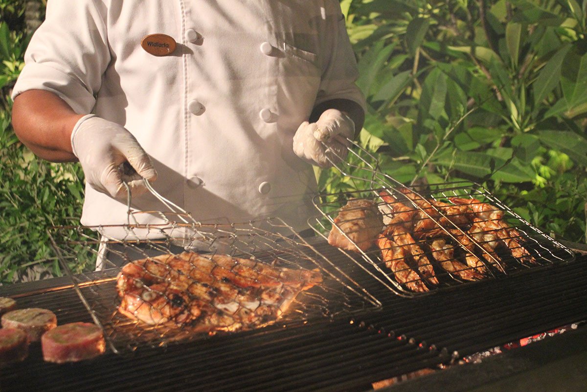 Barbecue night in The Kayana Villas Seminyak