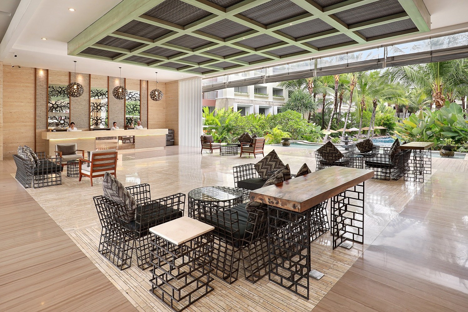 Lobby in swiss bel resort watu jimbar lap op Bali