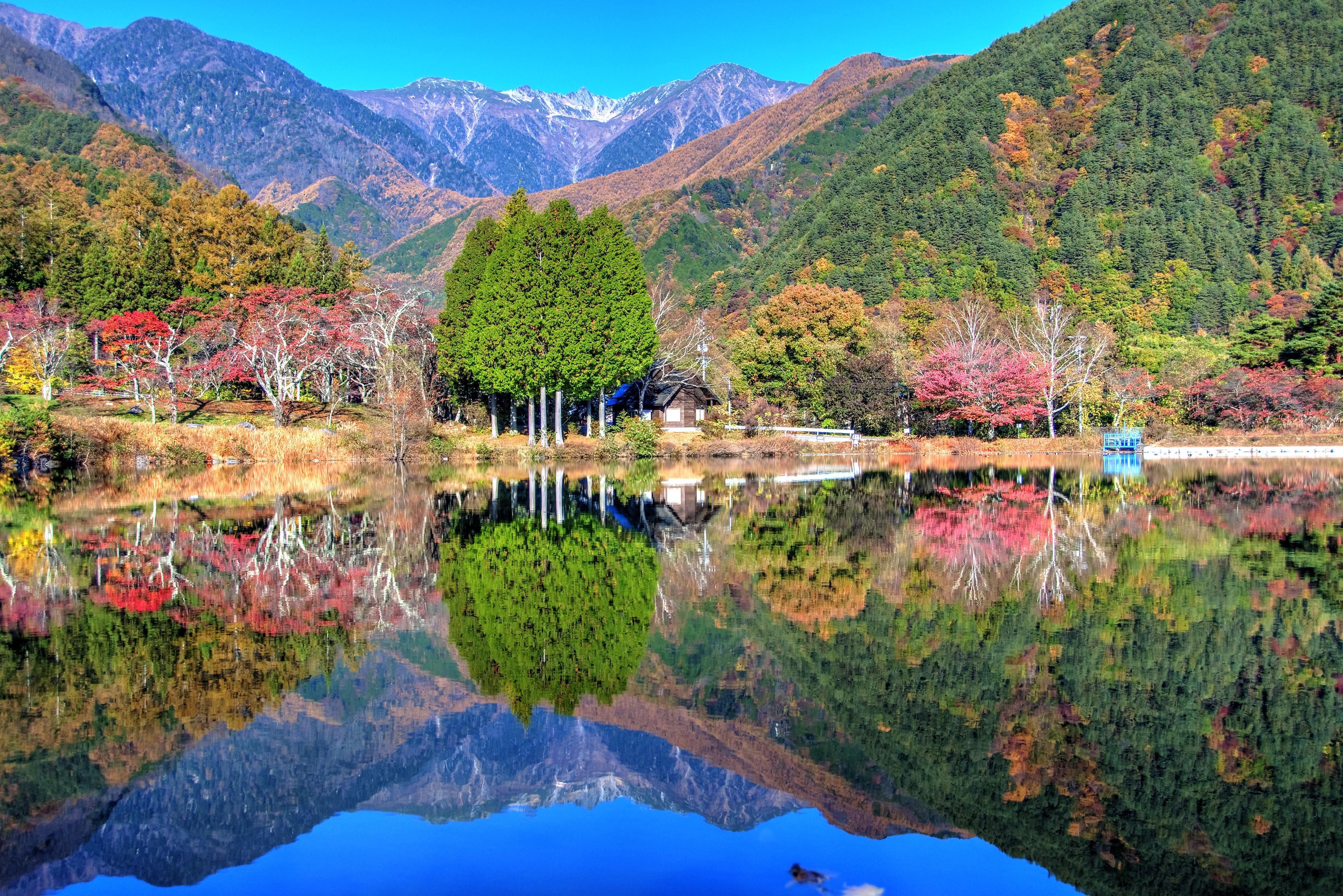 Bergen in de Japanse Alpen