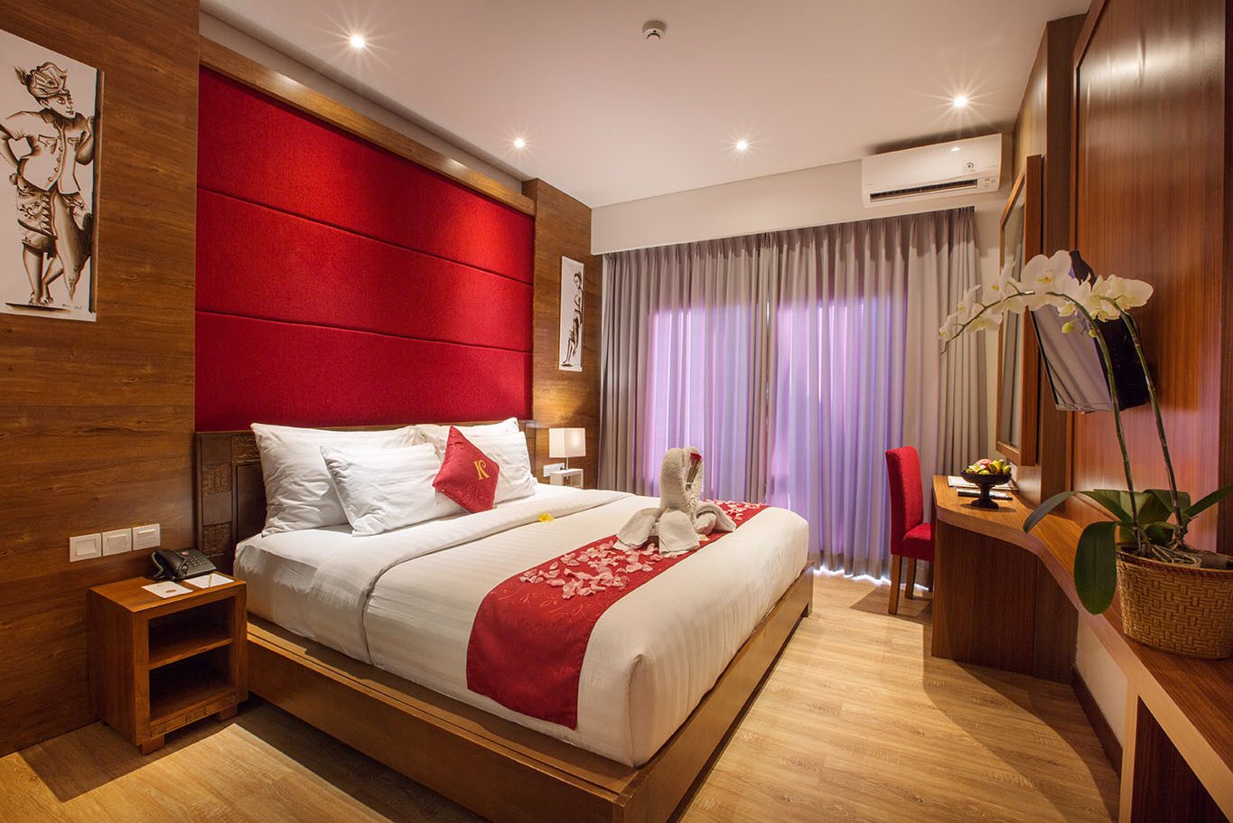 kamer in kirana hotel op bali canggu beach