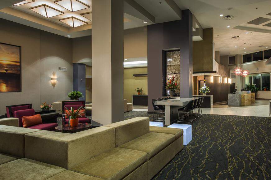 Hilton Hotel Cocoa Beach lobby
