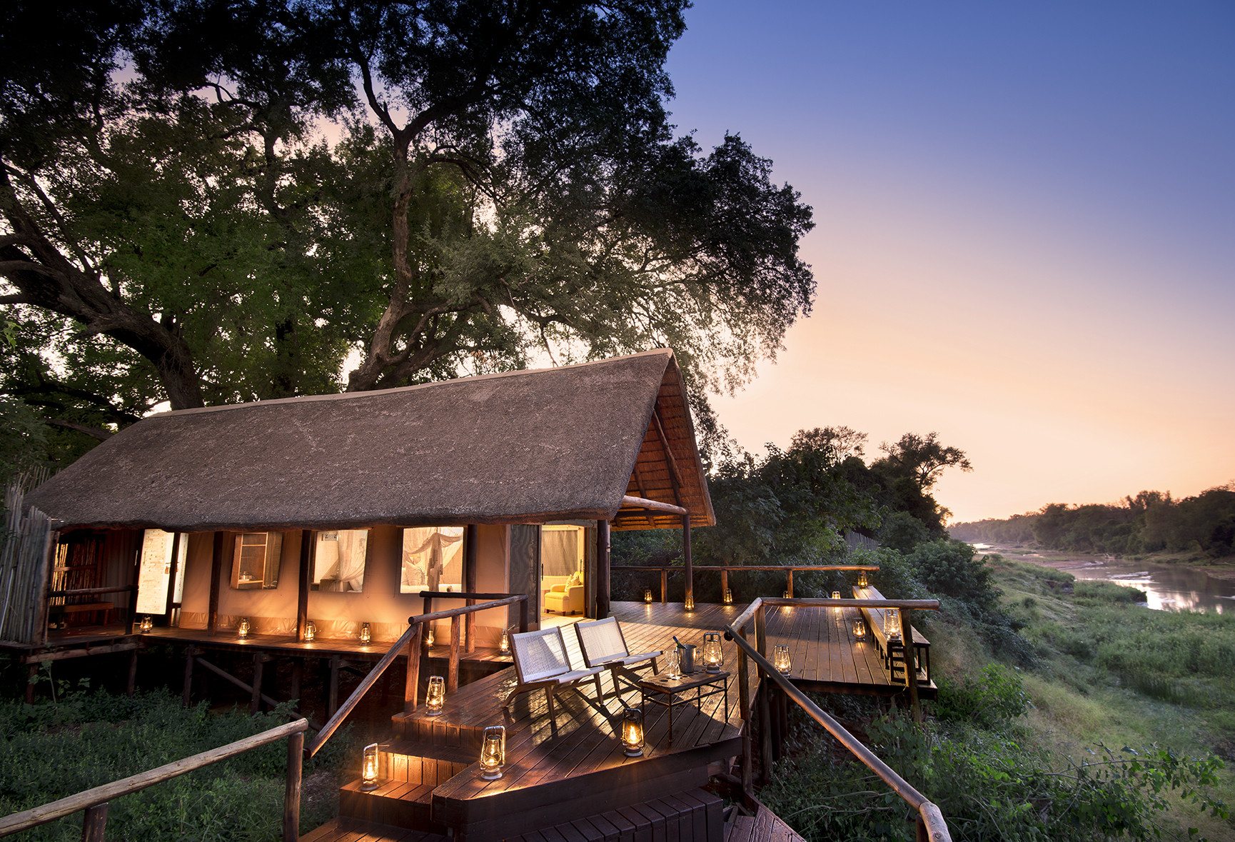 Pafuri Camp Kruger Park Zuid Afrika safari resort