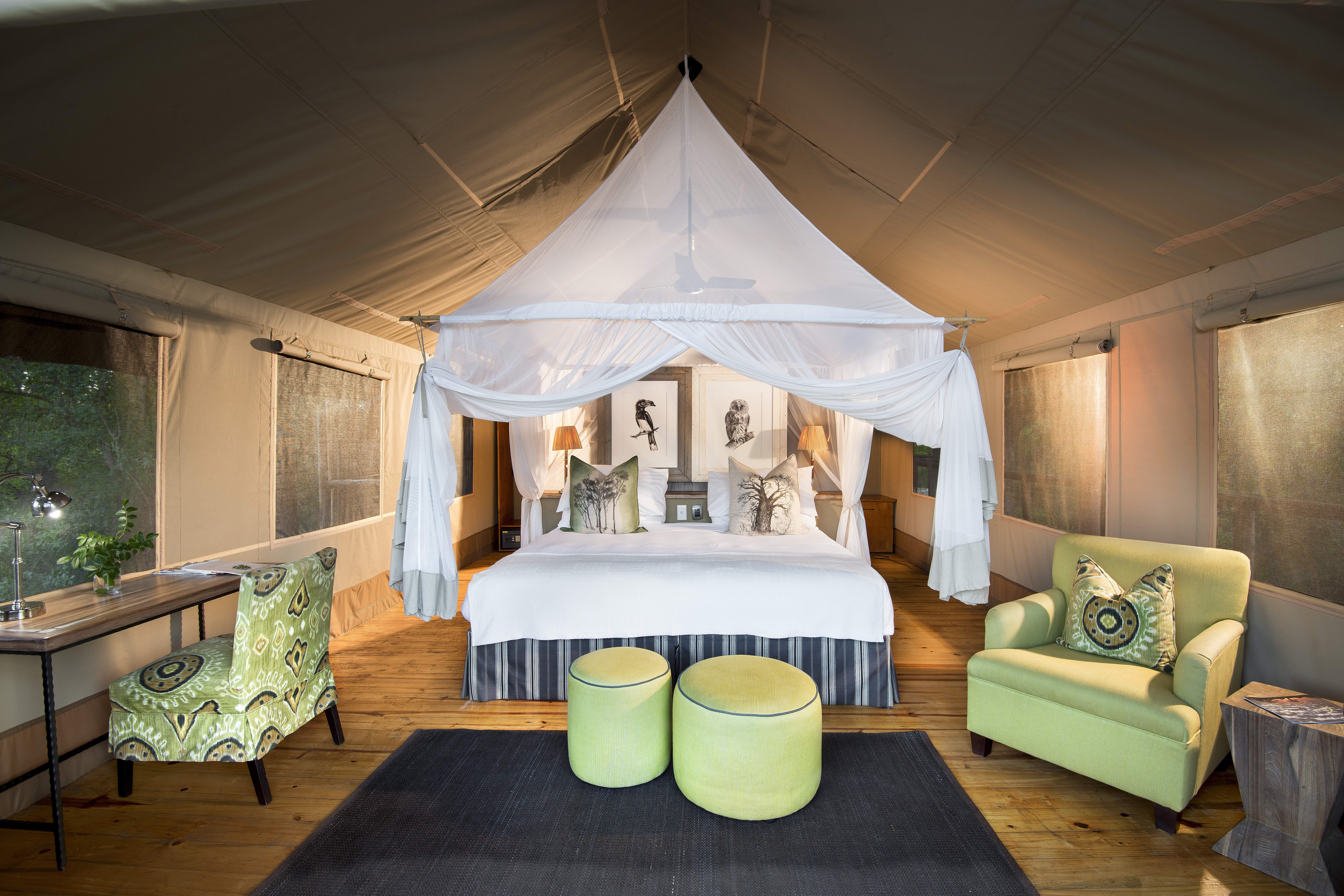 Pafuri Camp Kruger Park Zuid Afrika safari resort glamping tent