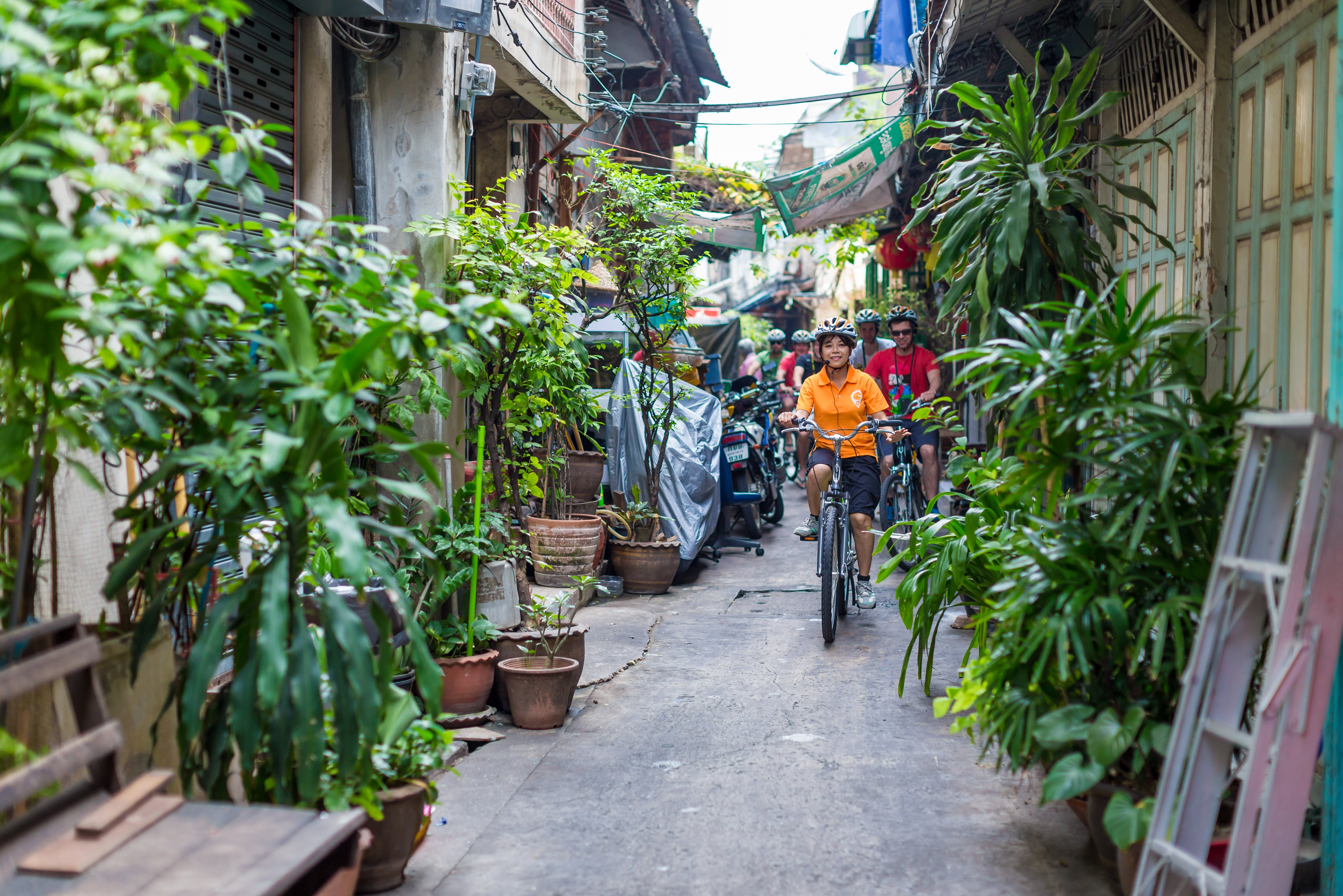 Fietstour in Bangkok, Thailand