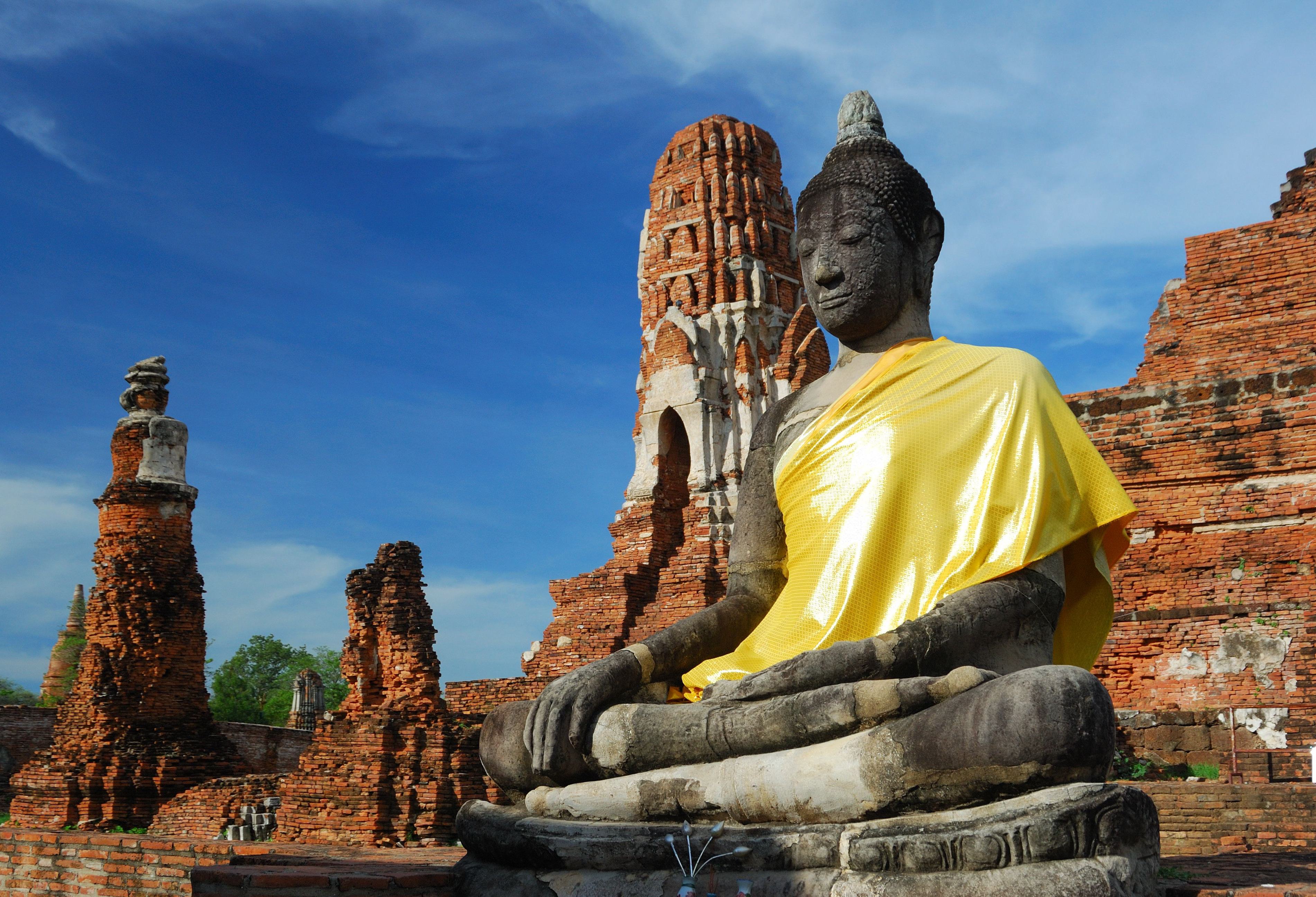 Wat Mahathat in Ayutthaya, Thailand