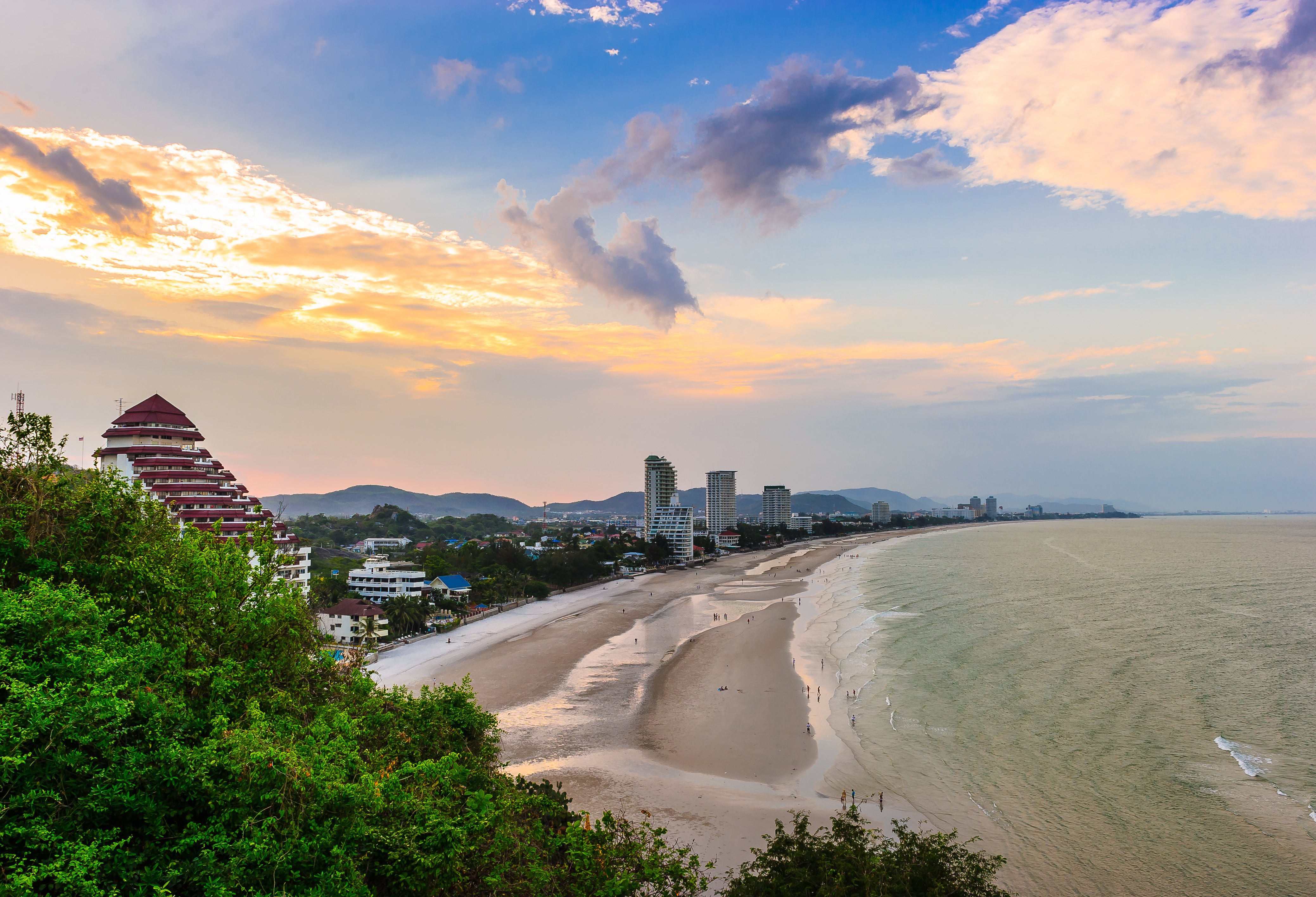 Strand van Hua Hin, Thailand
