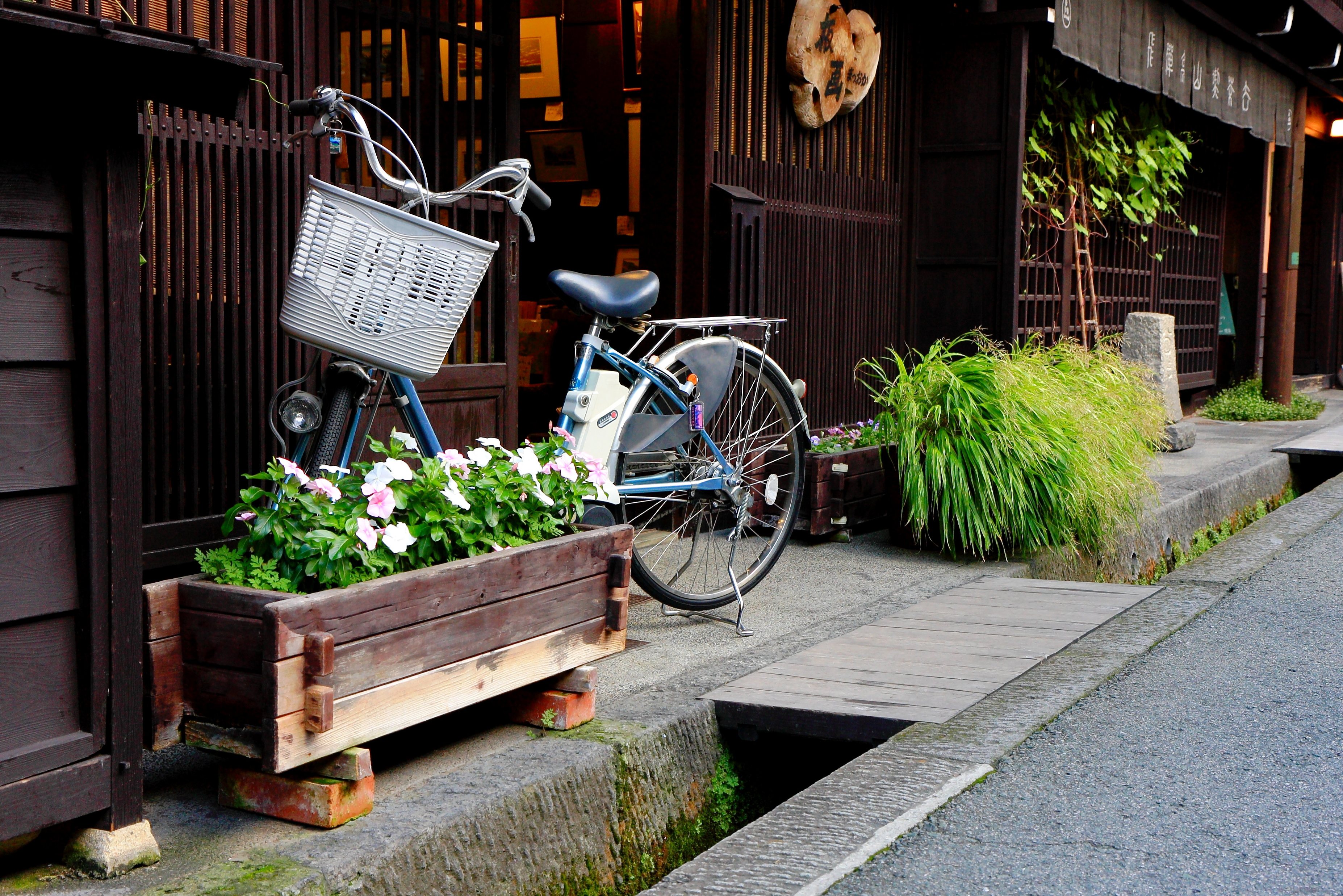 Fietsen in Kyoto Japan
