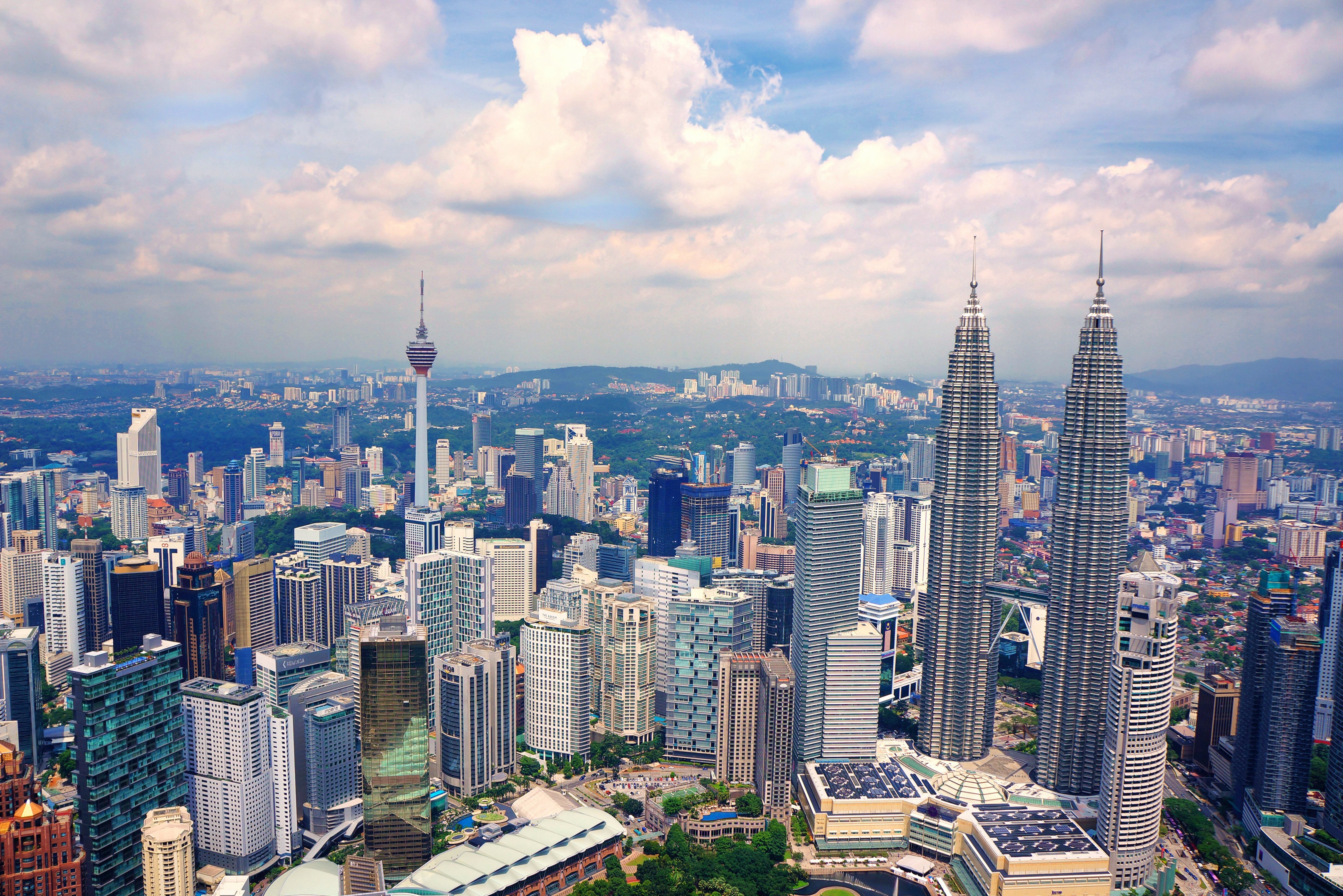 Skyline Kuala Lumpur met Petronas Twin Towers