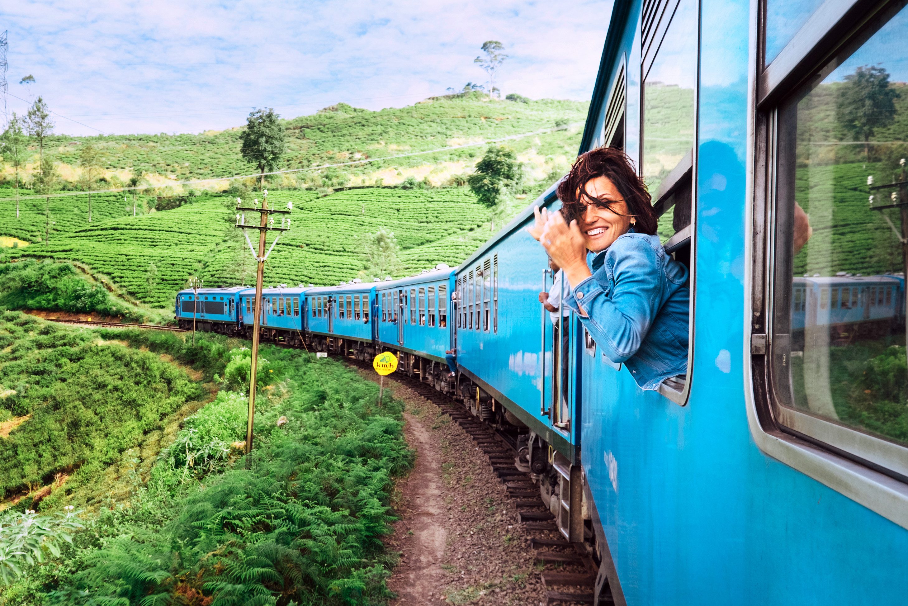 Trein reis Kandy naar Ella in Sri Lanka