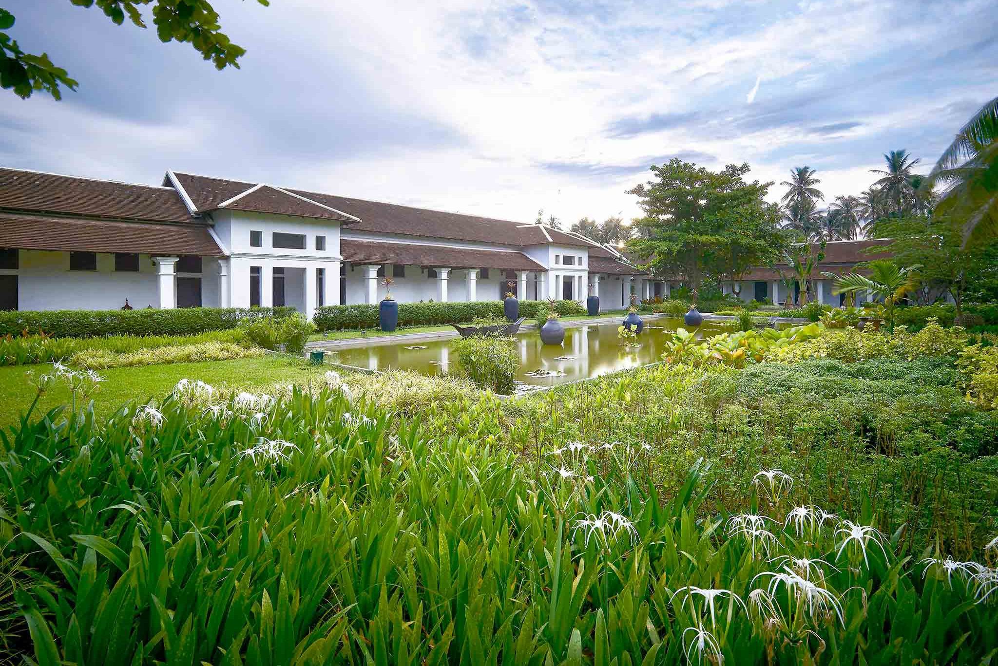 tuin van sofitel luang prabang in laos