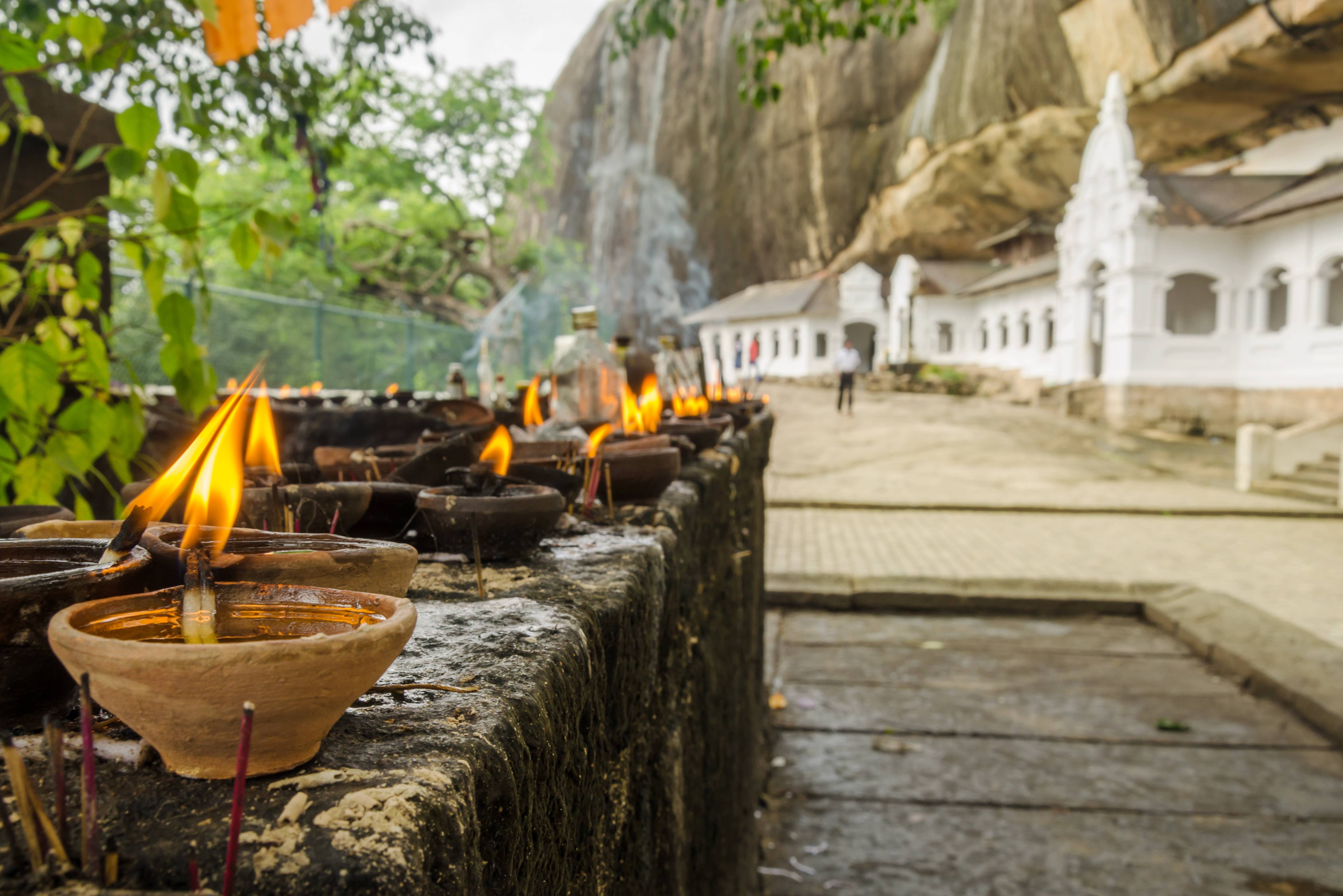 Dambulla grotten in Sri lanka