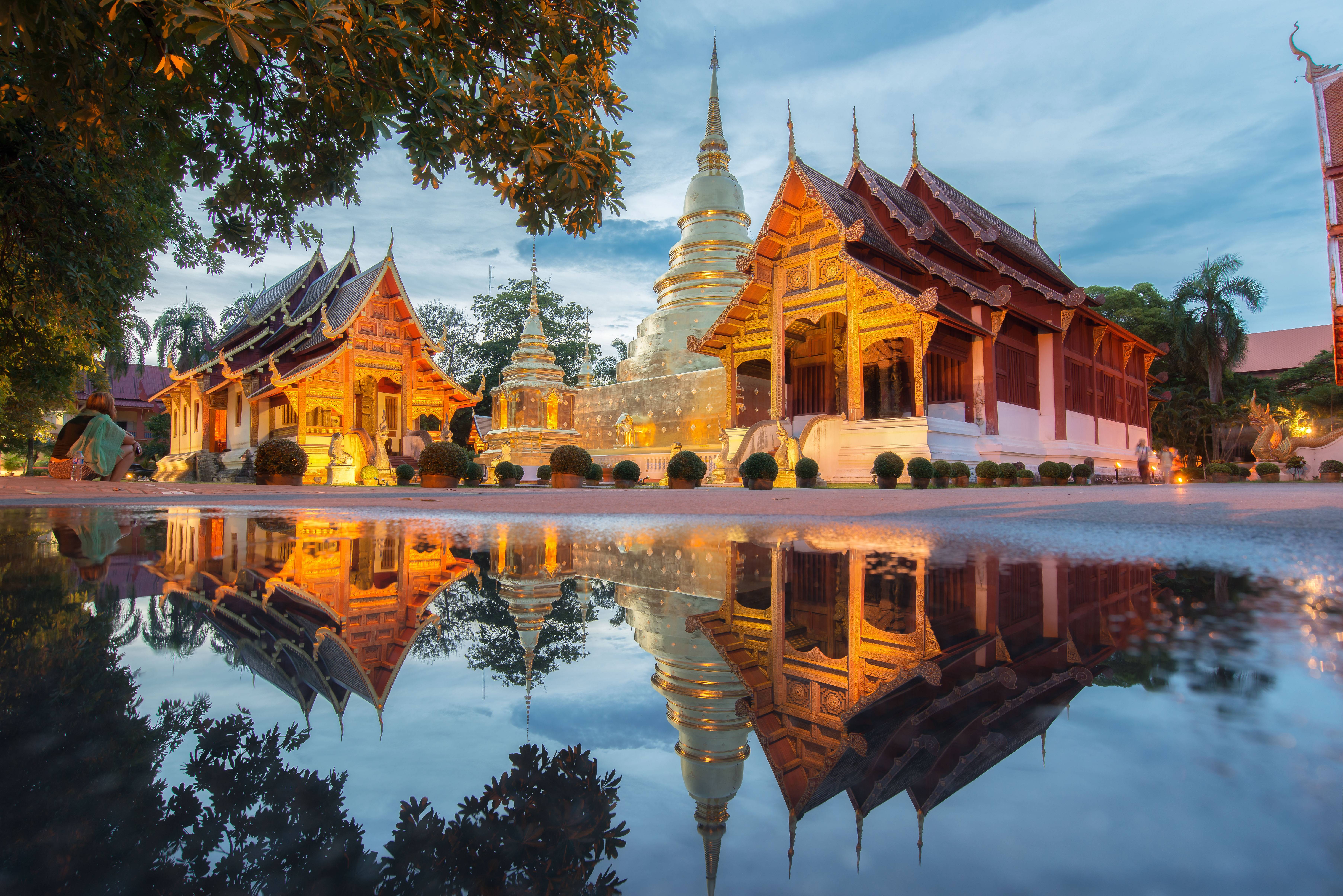 Wat Phra Sing in Chiang Mai, Thailand