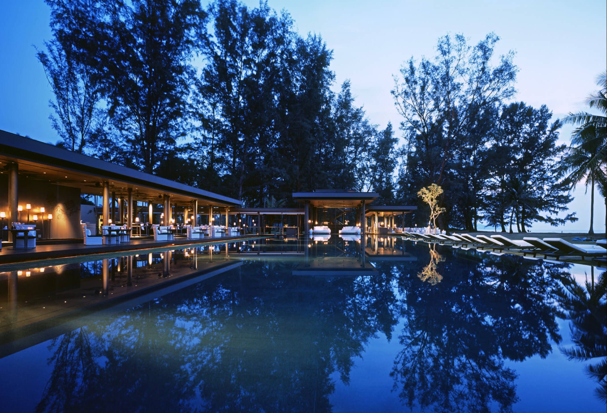 Zwembad van het Sala Phuket, Thailand