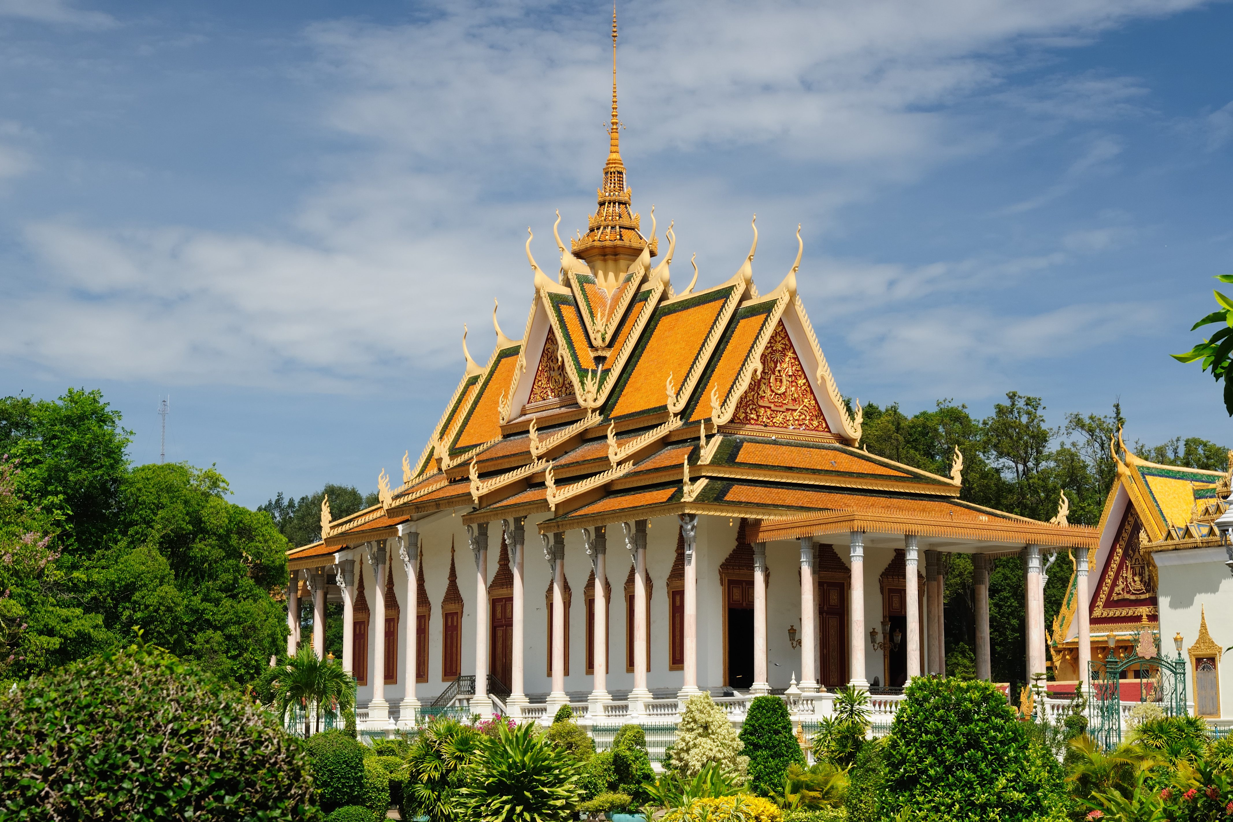 Royal Palace in Phnom Penh, Cambodja