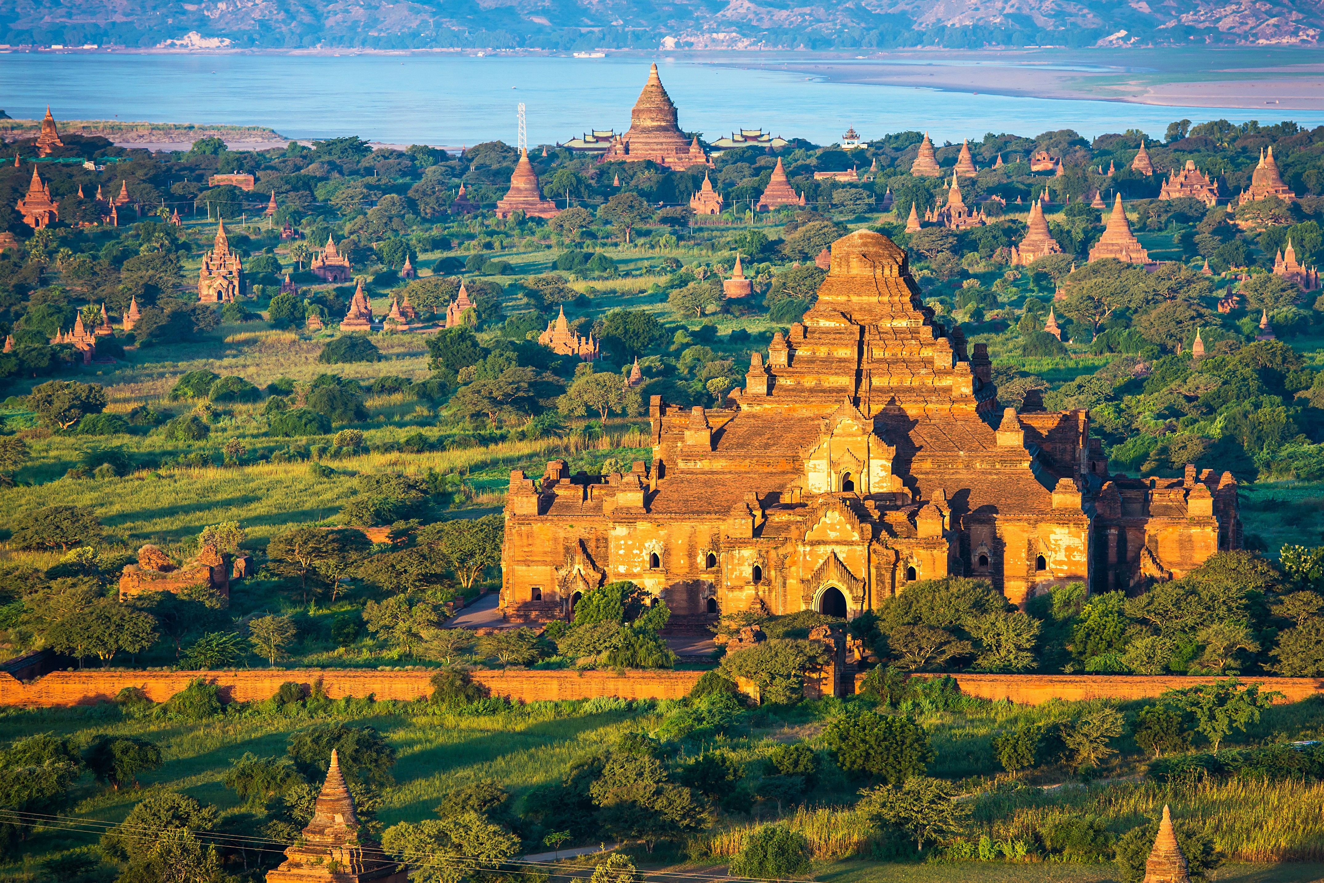 tempelvlakte van Bagan Myanmar