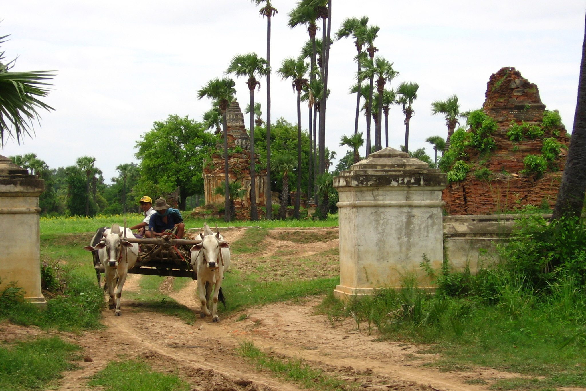 Inwa vlakbij Mandalay in Myanmar
