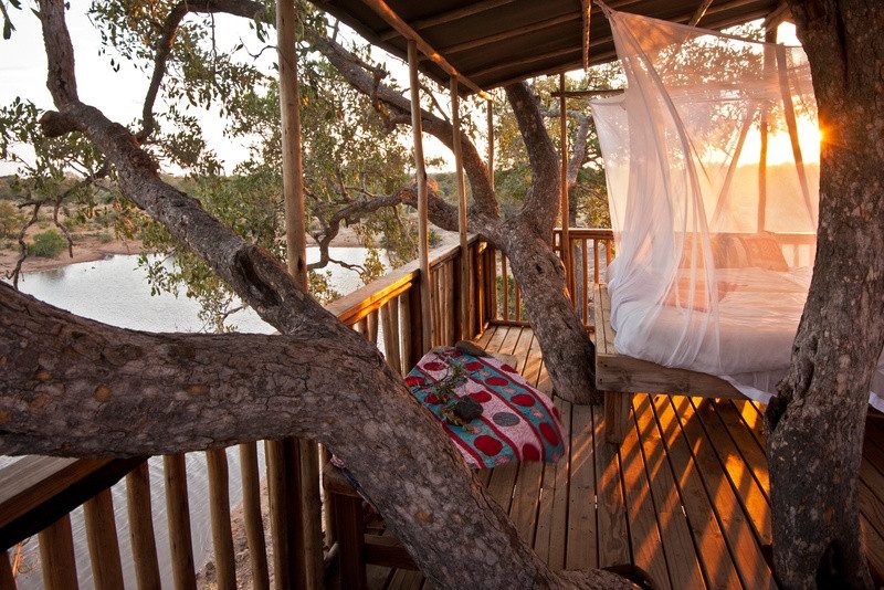 boomhut van umlani bush camp zuid afrika