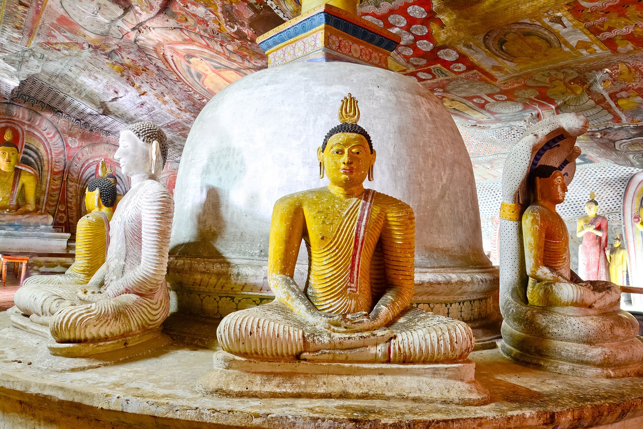 Dambulla grotten in Sri Lanka