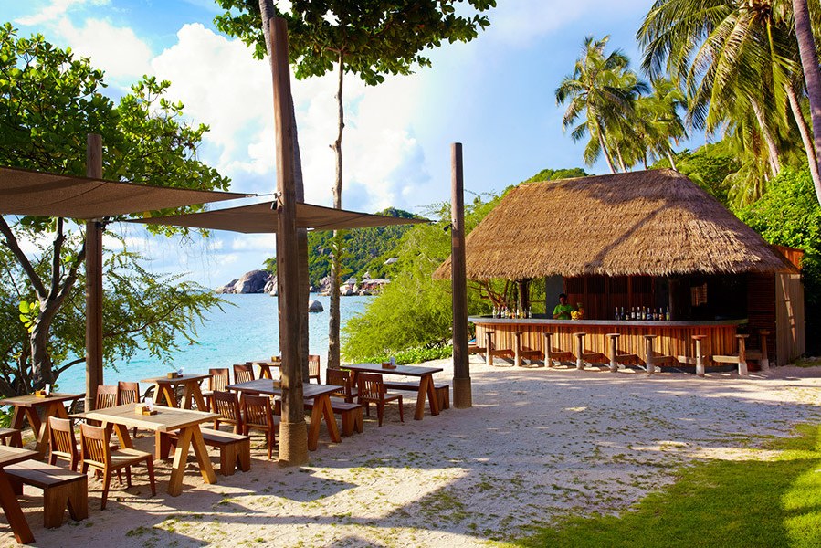 Haad Tien Resort Castaway Beach in Koh Tao Thailand