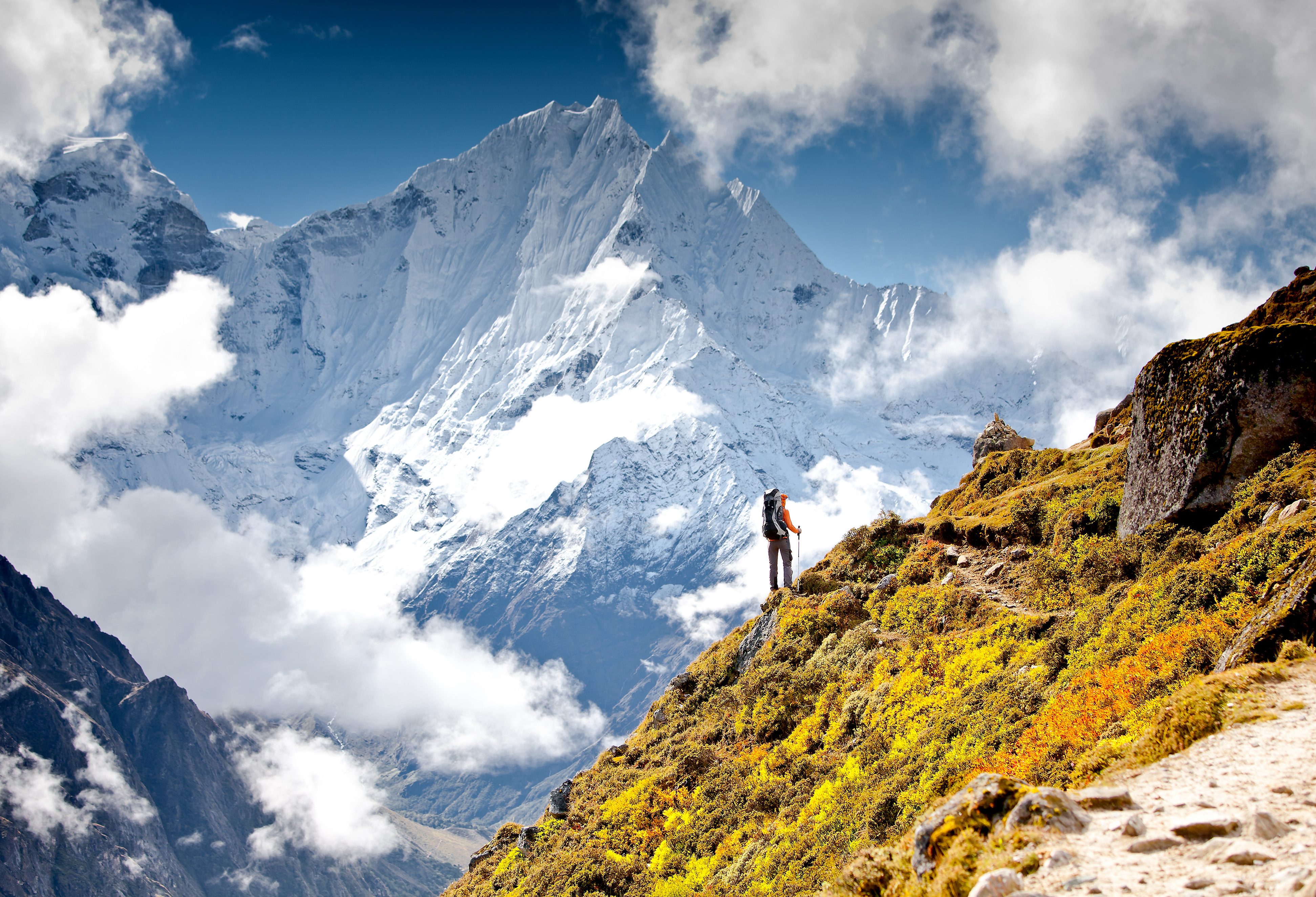 Trekking in de Himalaya vanuit Pokhara in Nepal