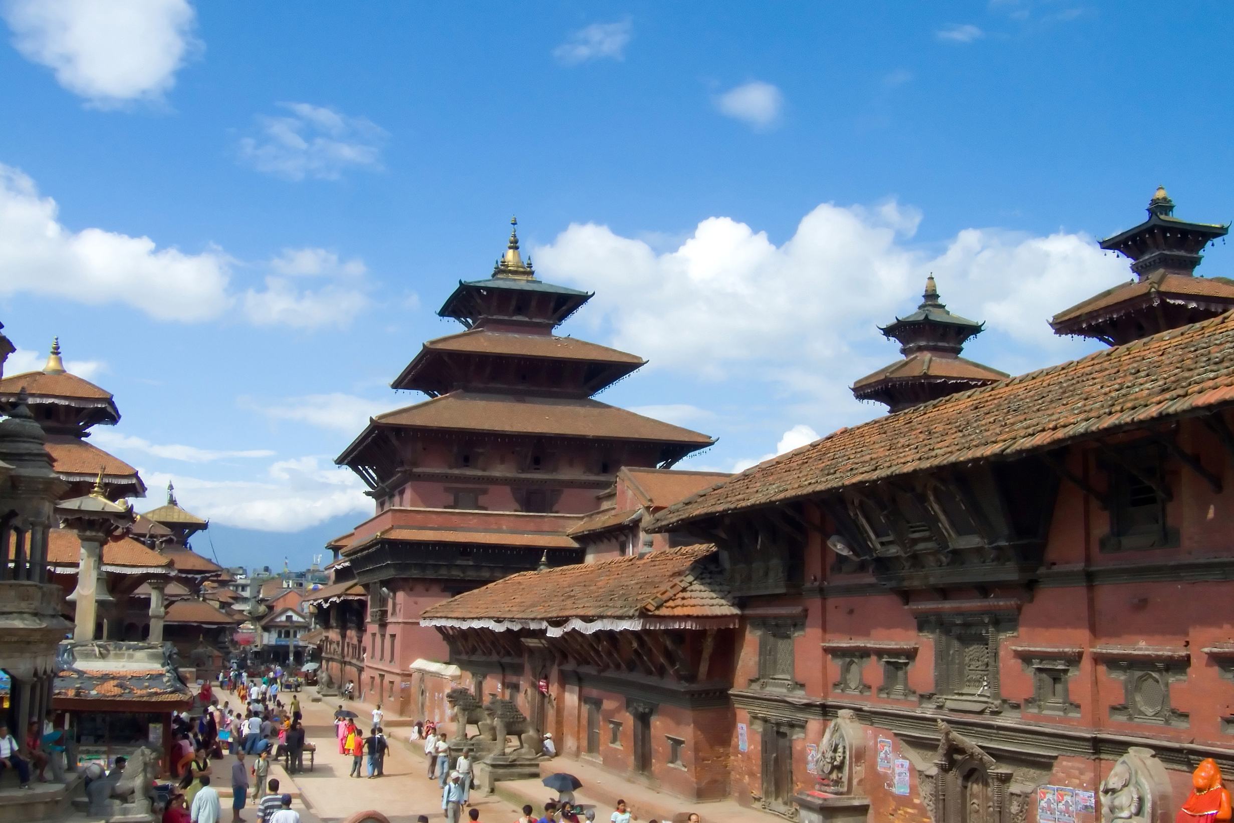 Durbar square in Kathmandu in Nepal