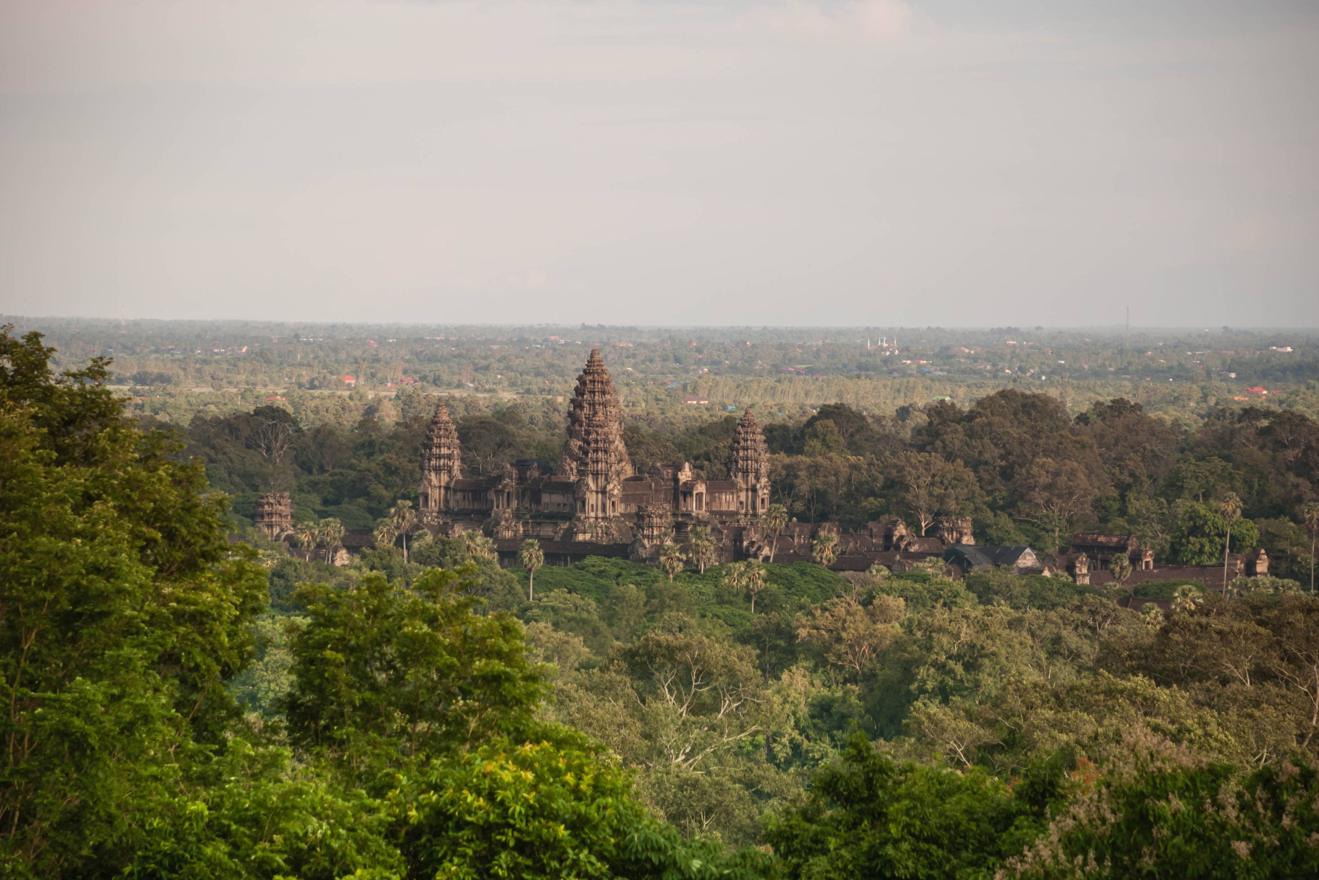 Angkor Wat in het Angkor tempelcomplex in Cambodja