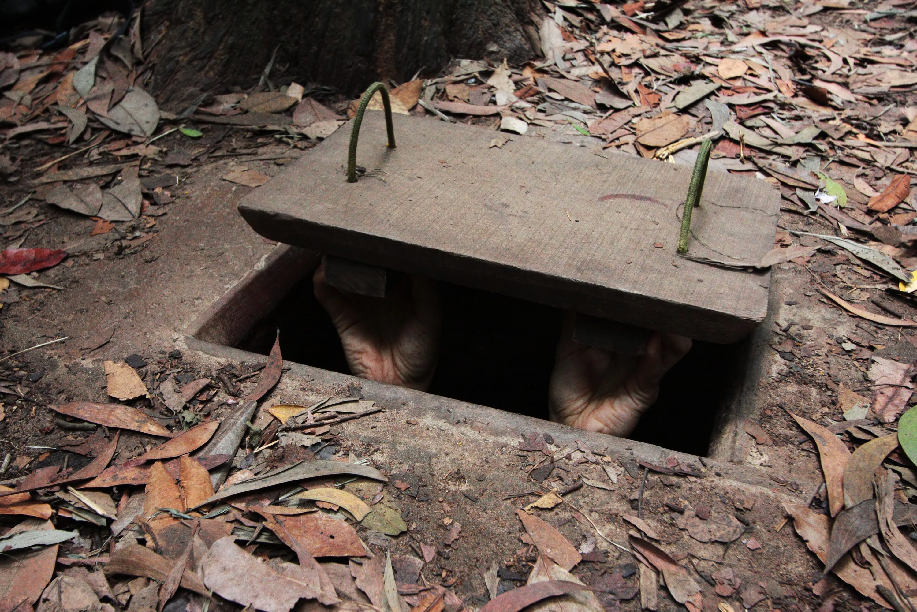 Cu Chi tunnels in Vietnam