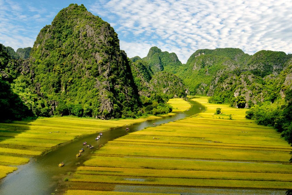 Tam Coc in Ninh Binh, Vietnam