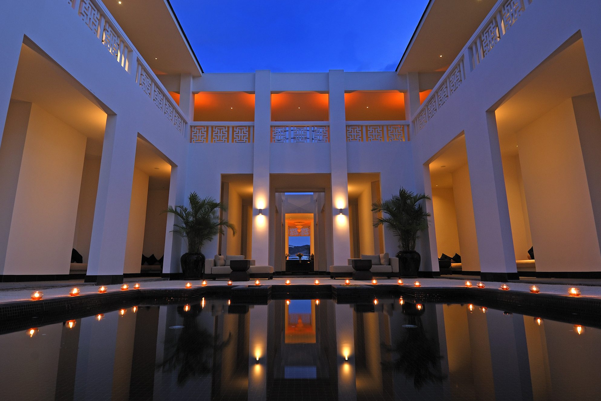 Sfeervolle spa in het Princess d'Annam Resort in Ke Ga Bay, Vietnam