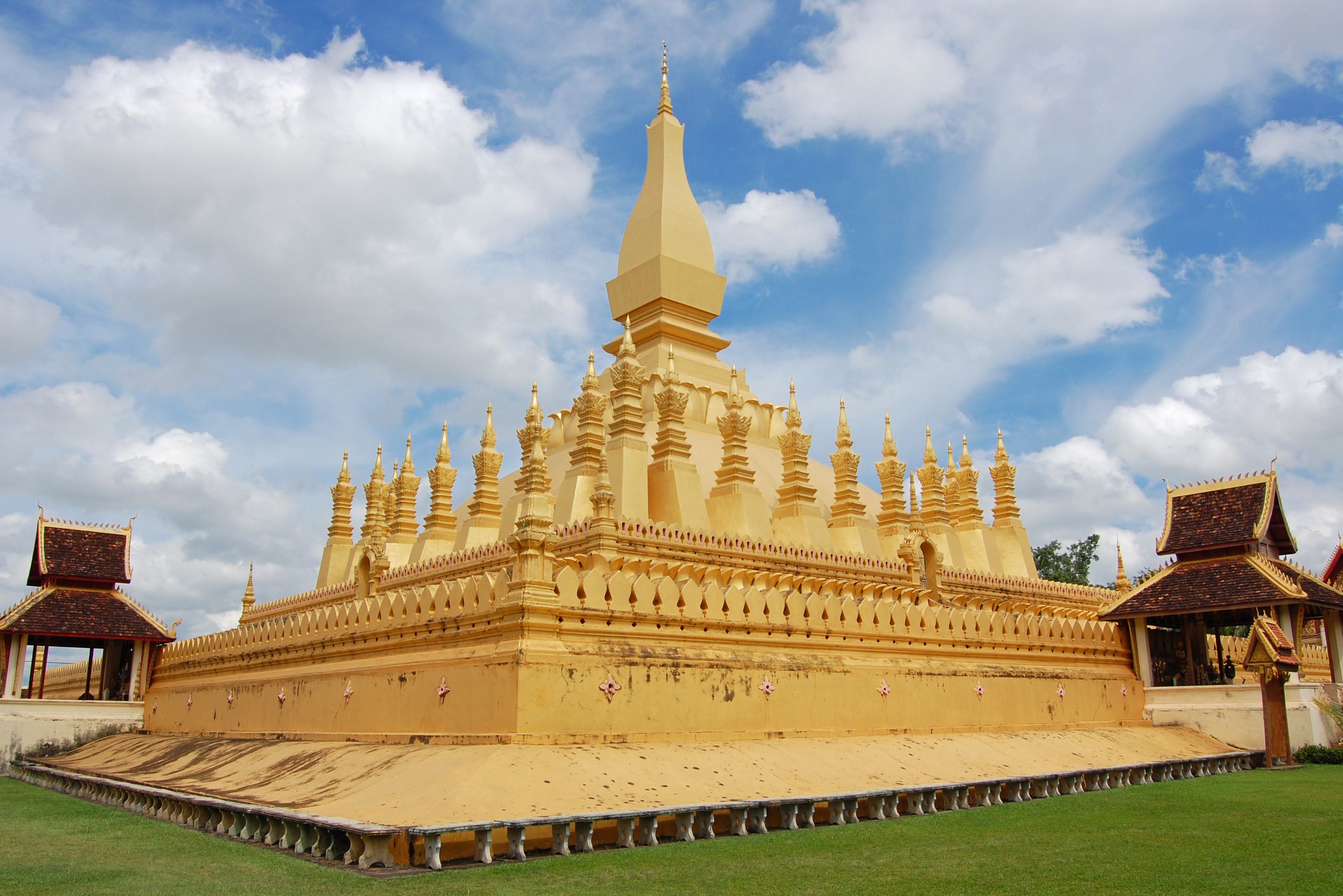 Pha That Luang in Vientiane, Laos