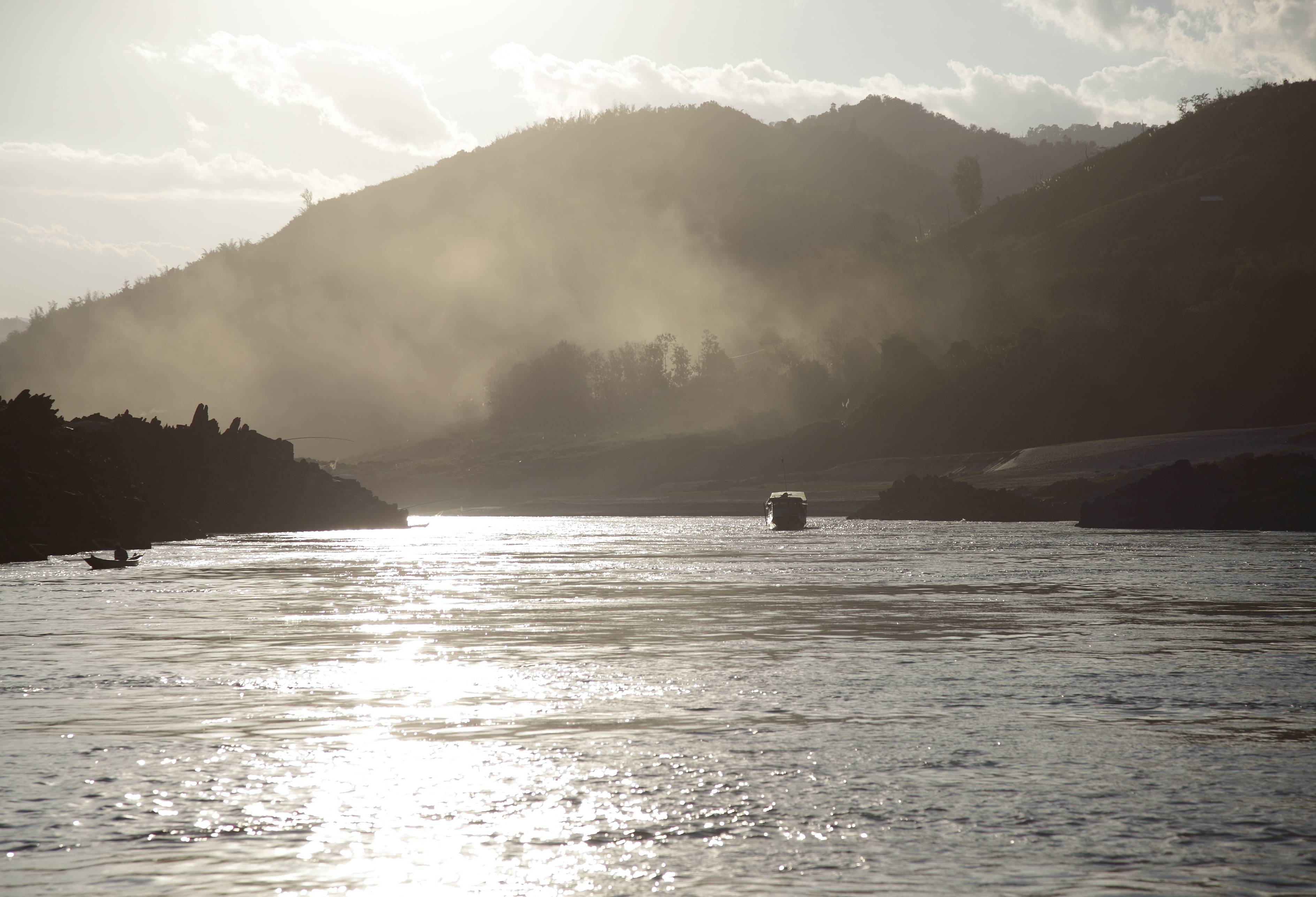 De Mekong rivier in Laos
