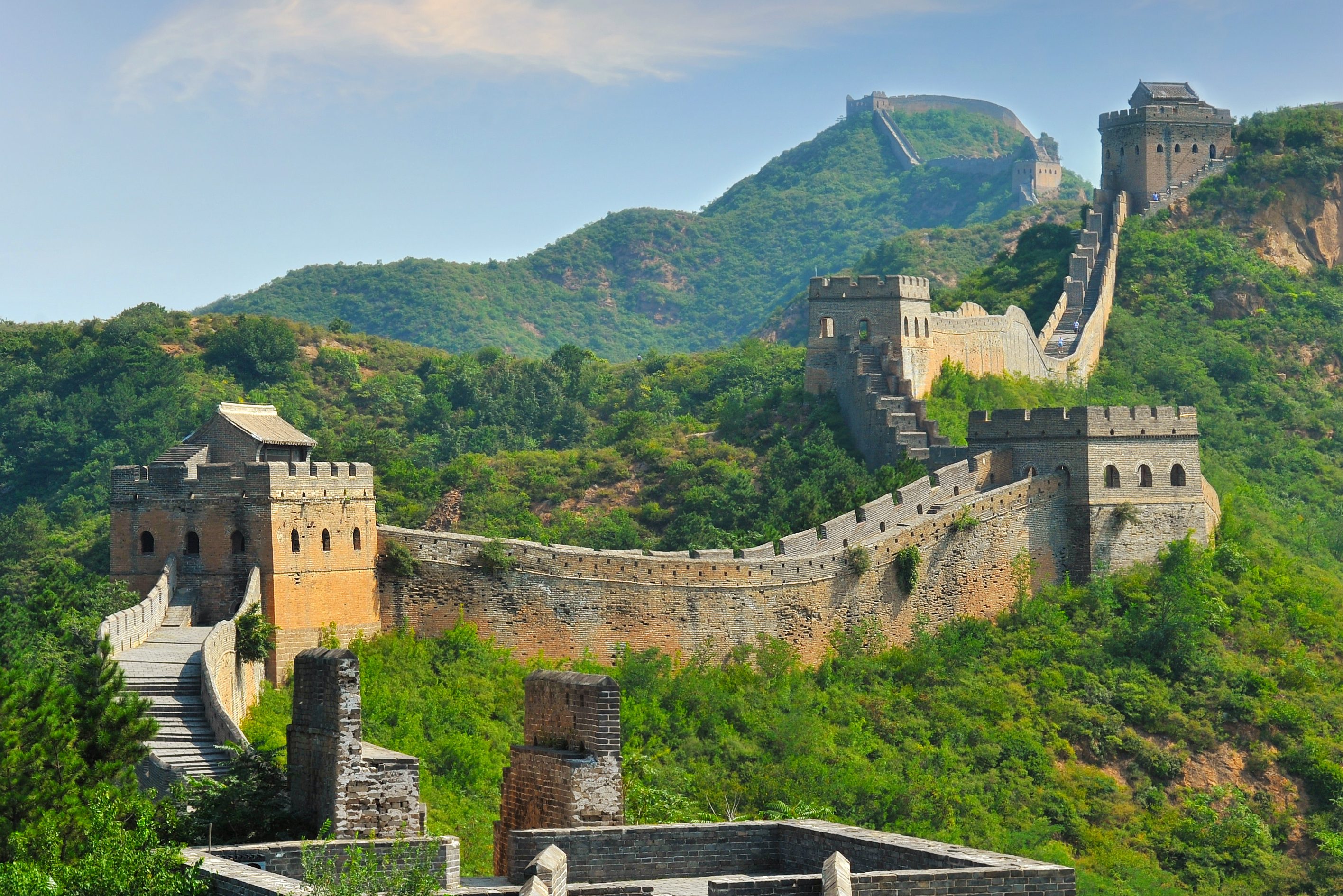 Chinese Muur vlakbij Beijing
